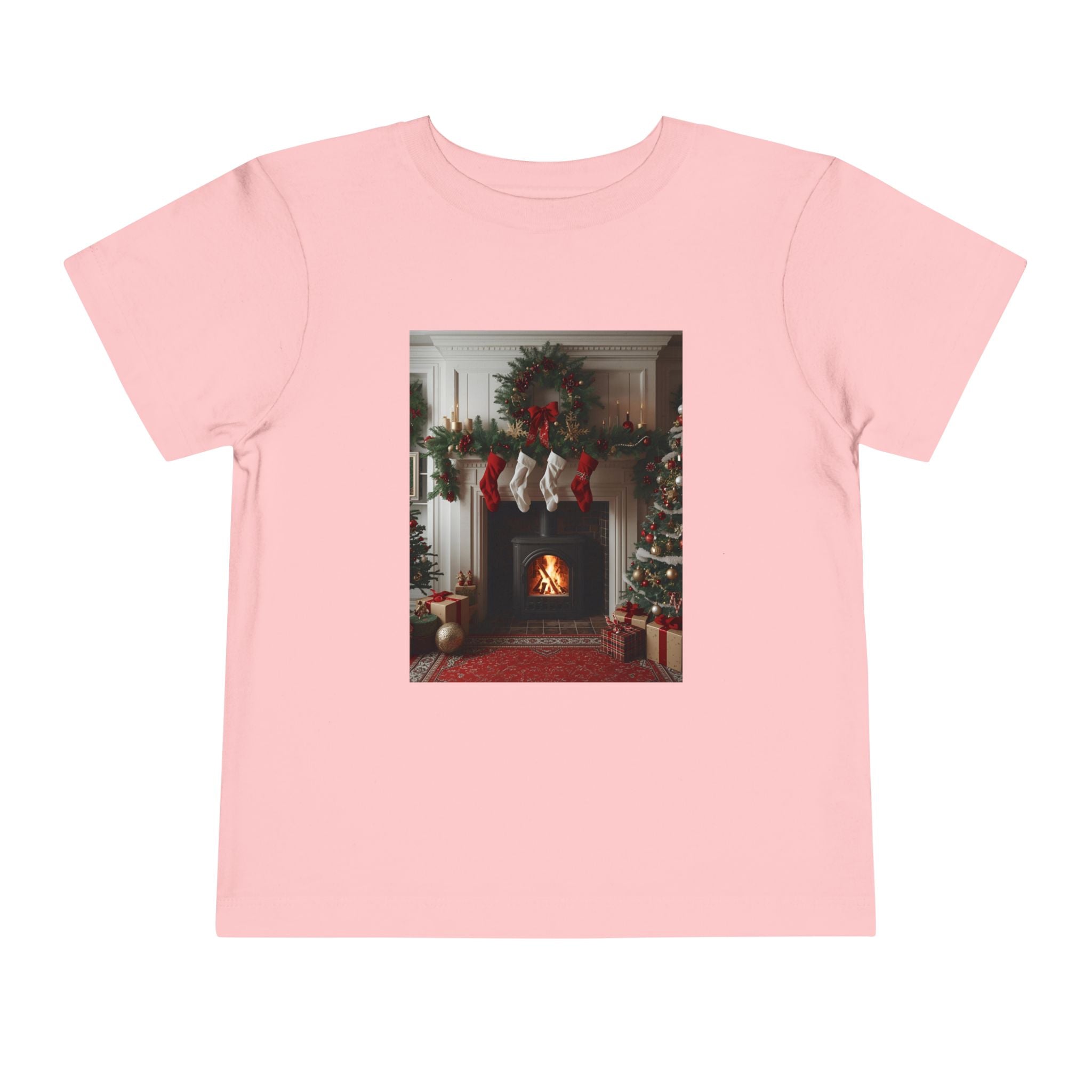 Cozy Christmas Toddler Tee, Holiday Kids Shirt, Cute Winter Tee, Toddler Christmas Outfit, Festive Short Sleeve Shirt