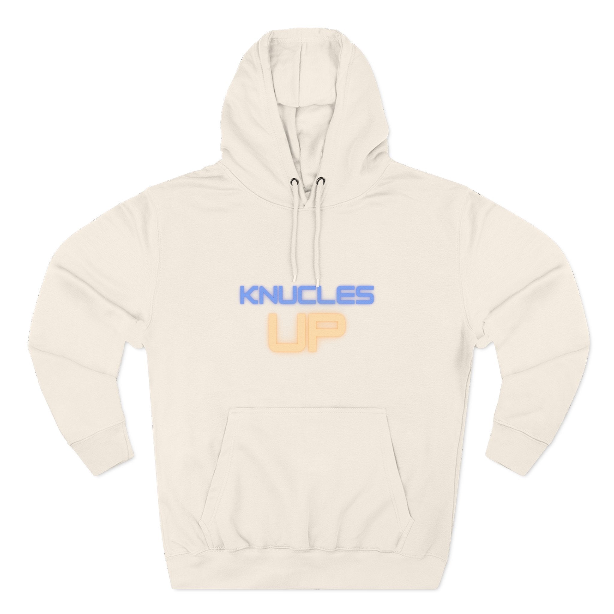 Knuckles Up Fleece Hoodie - Cozy Streetwear for Everyday Adventure, Gift for Him, Her, Cool Casual Attire, Relaxed Vibe