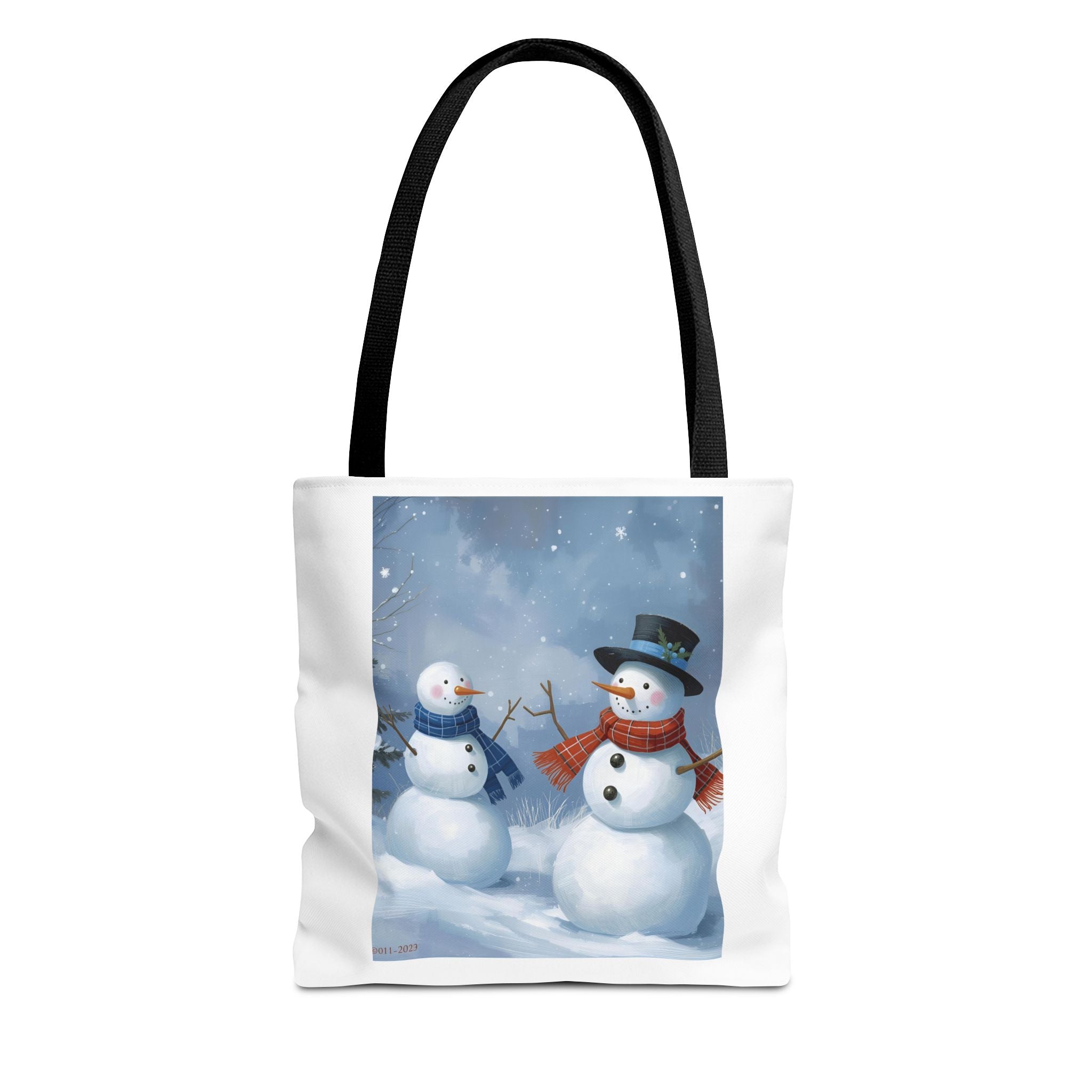 Christmas Snowman Family Tote Bag (AOP)