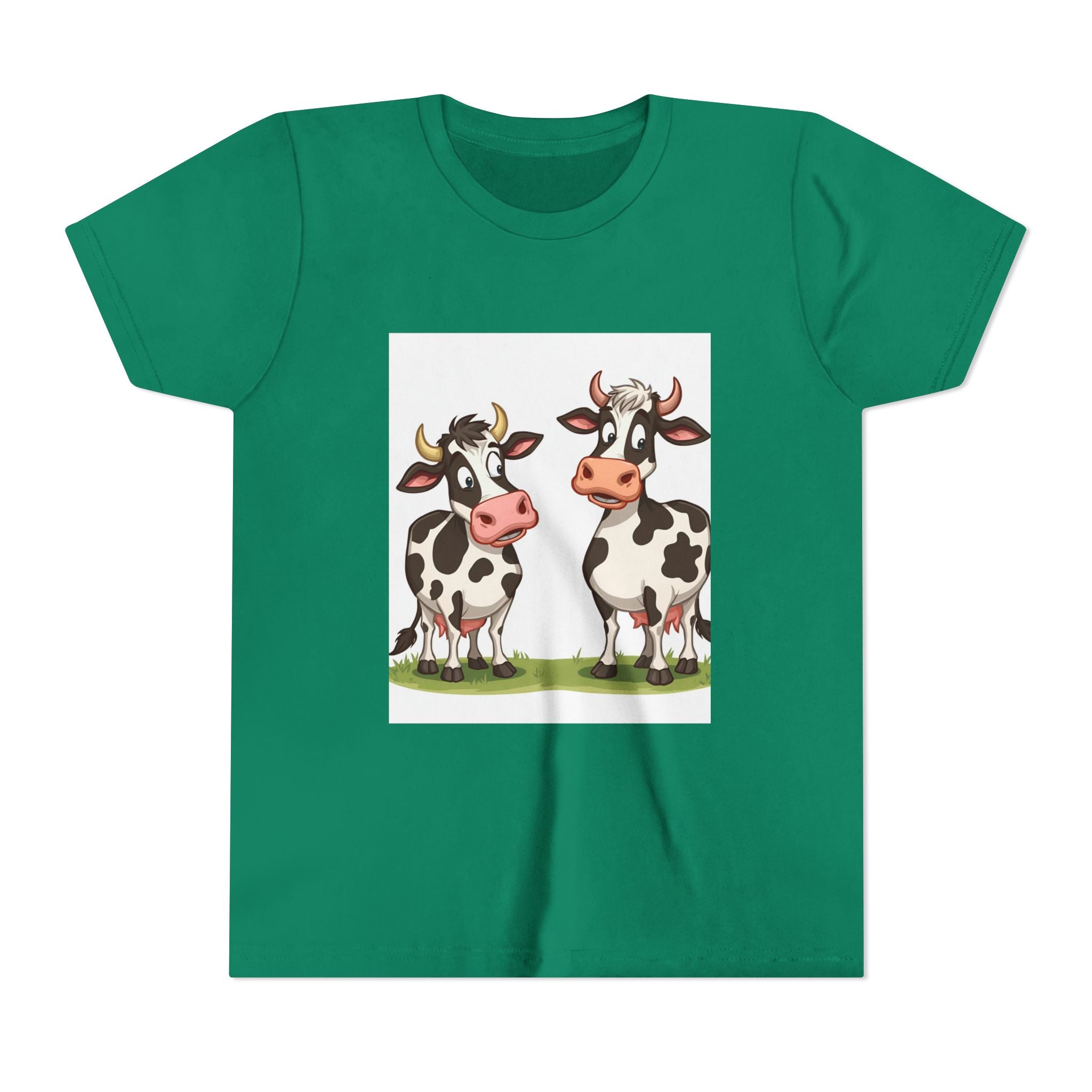 Cute Cows Youth Short Sleeve Tee