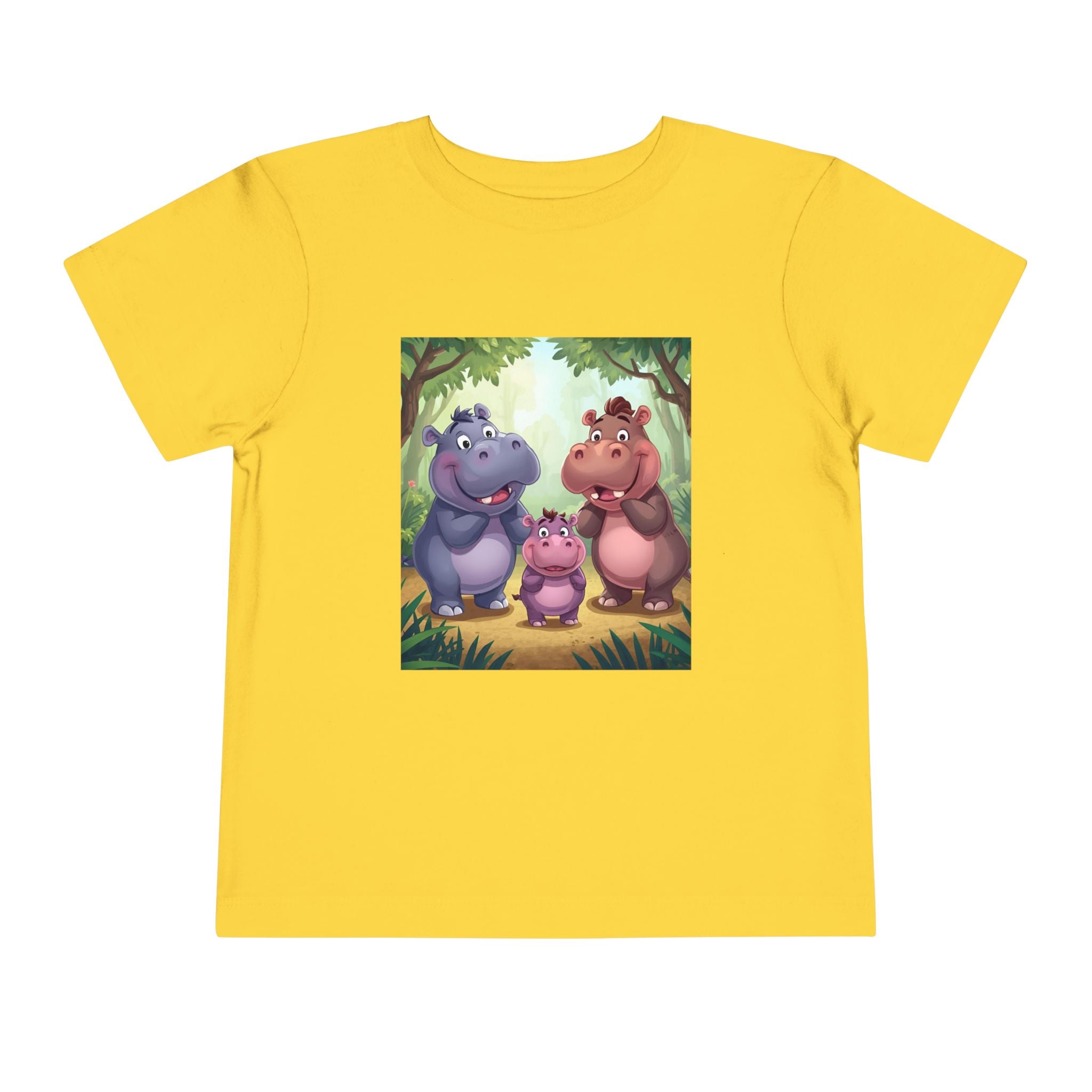 Hippo Cute Toddler Short Sleeve Tee