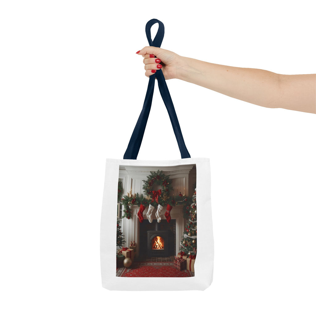 Cozy Christmas Tote Bag, Holiday Tote, Festive Bag, Gift Bag, Shopping Tote, Merry Christmas Decor, Seasonal Accessories