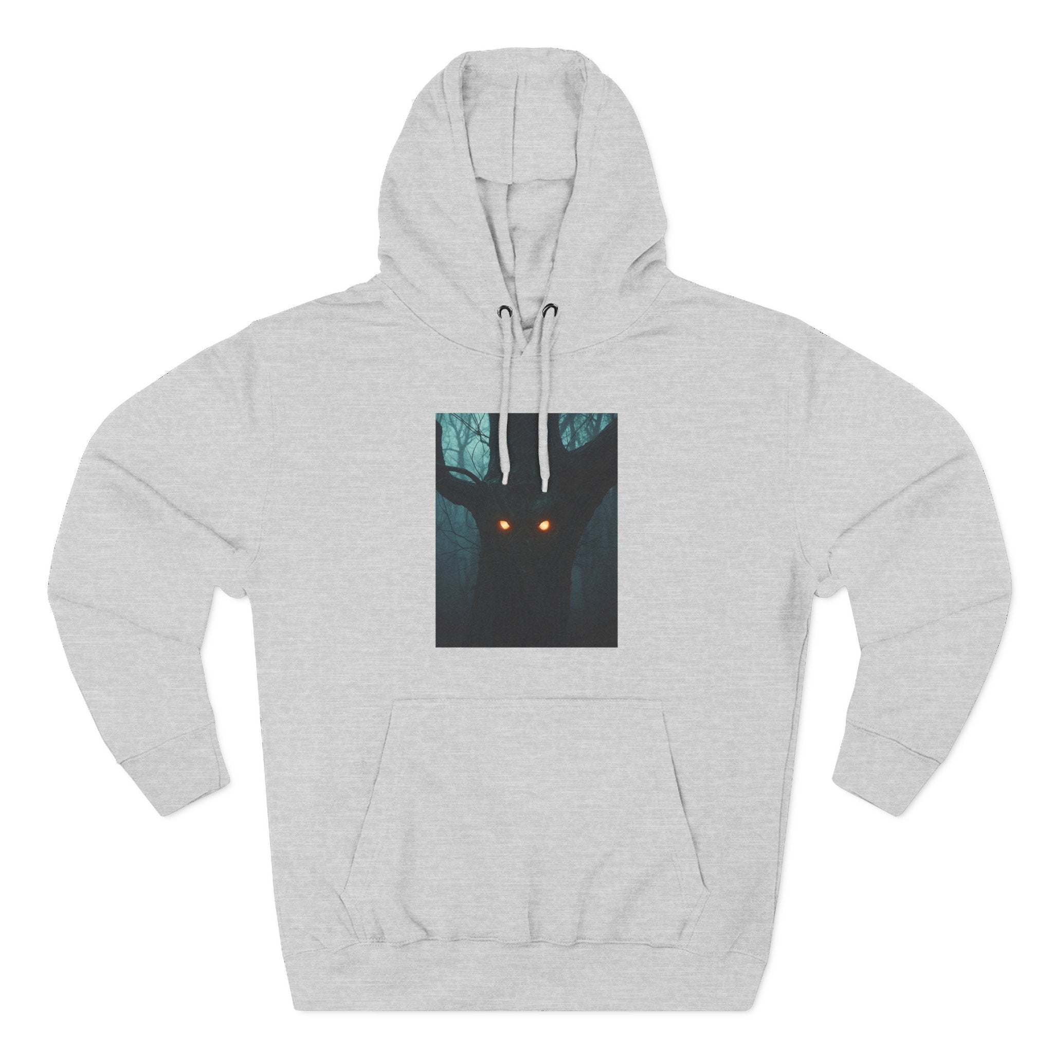 Chilling Nighttime Hoodie, Cozy Fleece Sweatshirt, Outdoor Adventure Attire, Perfect for Bonfire Nights, Gifts for Nature Lovers