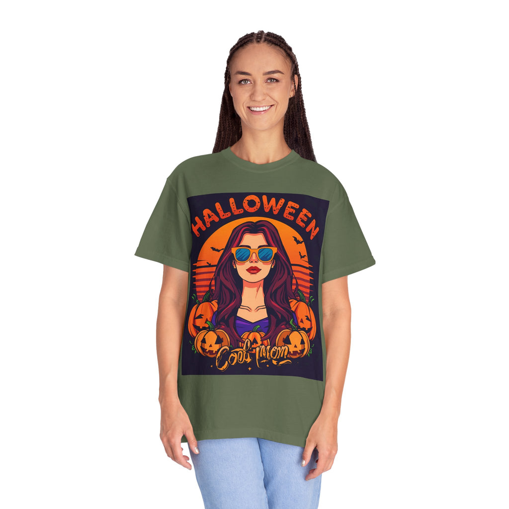 Halloween Cool Mom Unisex T-Shirt, Spooky Season Tee, Family Gathering Outfit, Fall Festival Wear, Gift for Moms