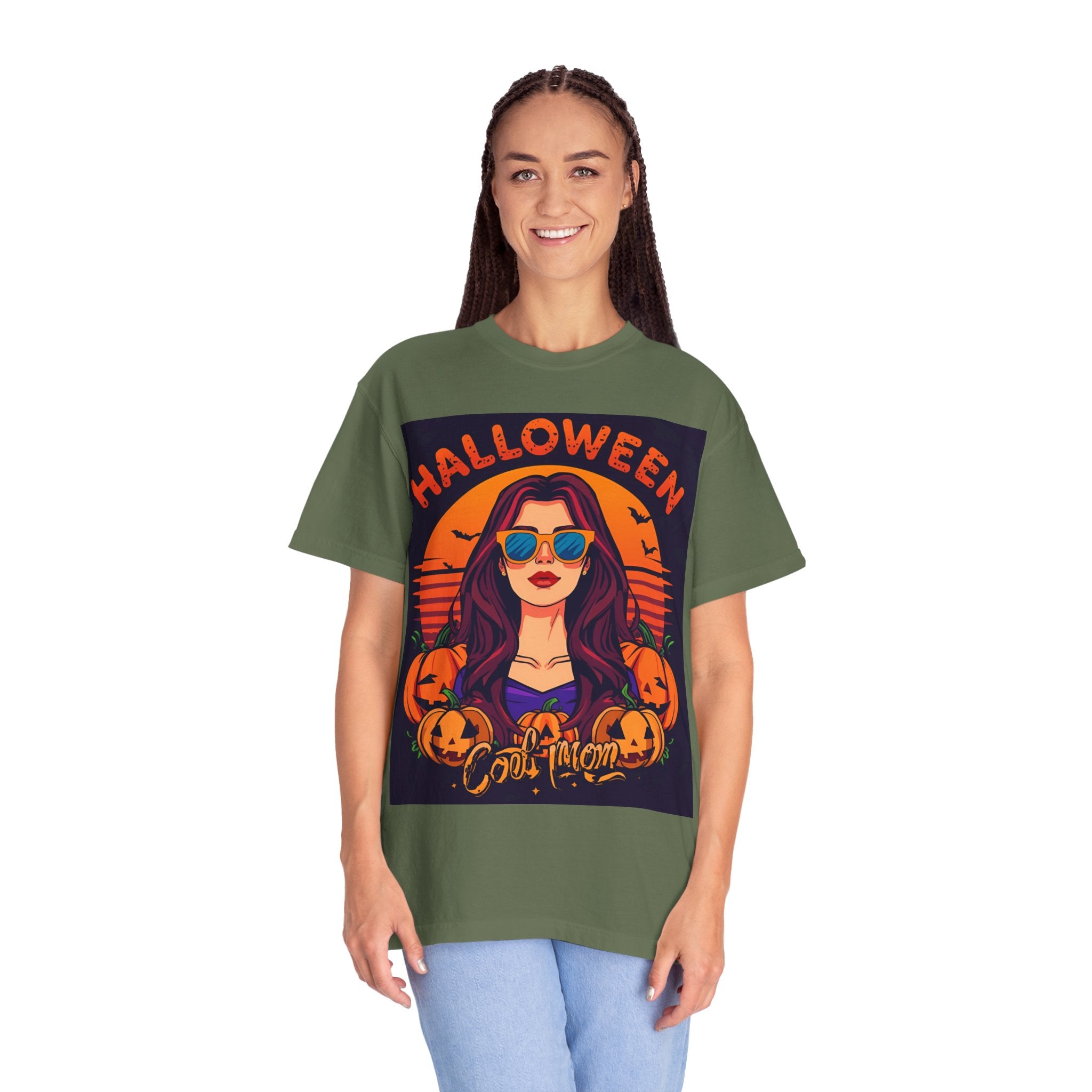 Halloween Cool Mom Unisex T-Shirt, Spooky Season Tee, Family Gathering Outfit, Fall Festival Wear, Gift for Moms