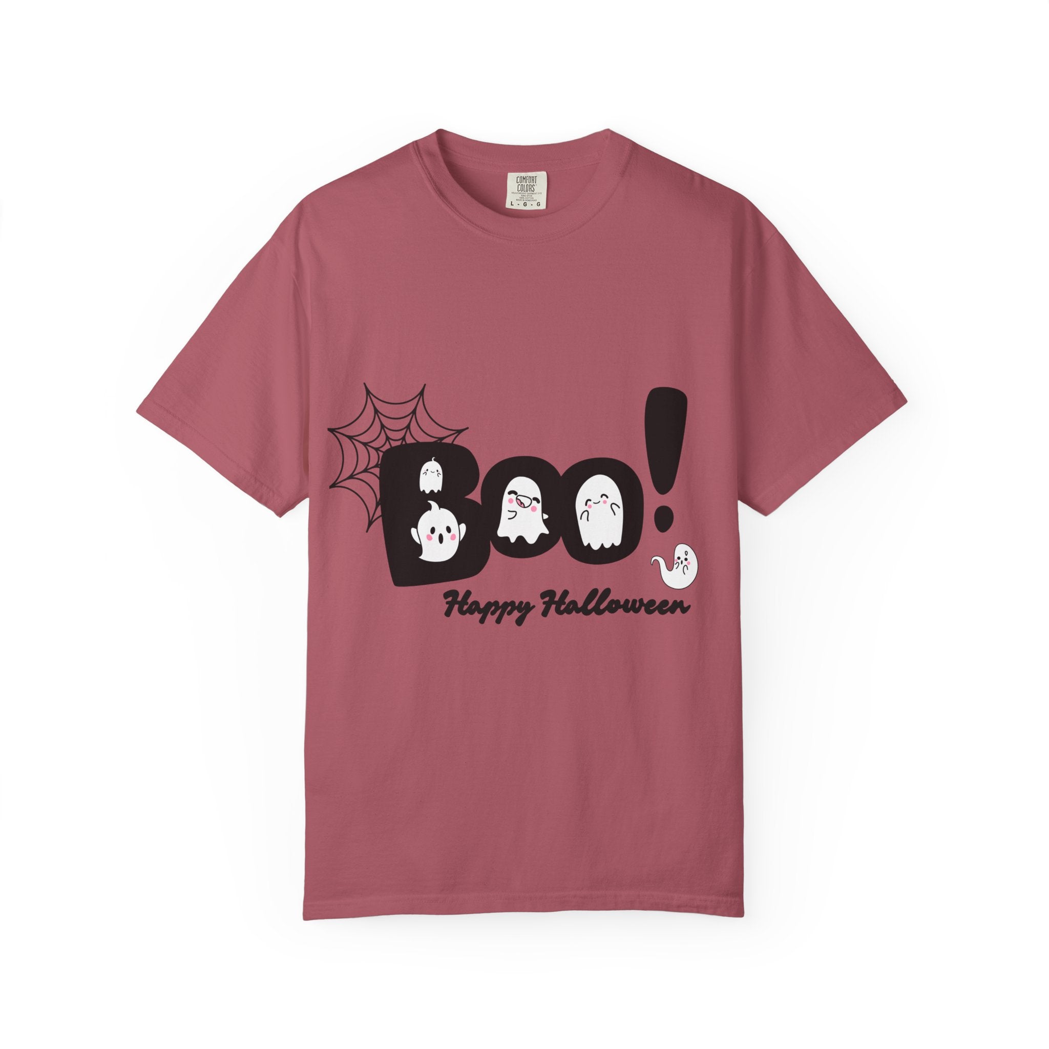 Halloween Boo T-Shirt, Spooky Fun Tee for Halloween, Unisex Ghost Shirt, Boo! Halloween Gift, Fall Celebration Apparel