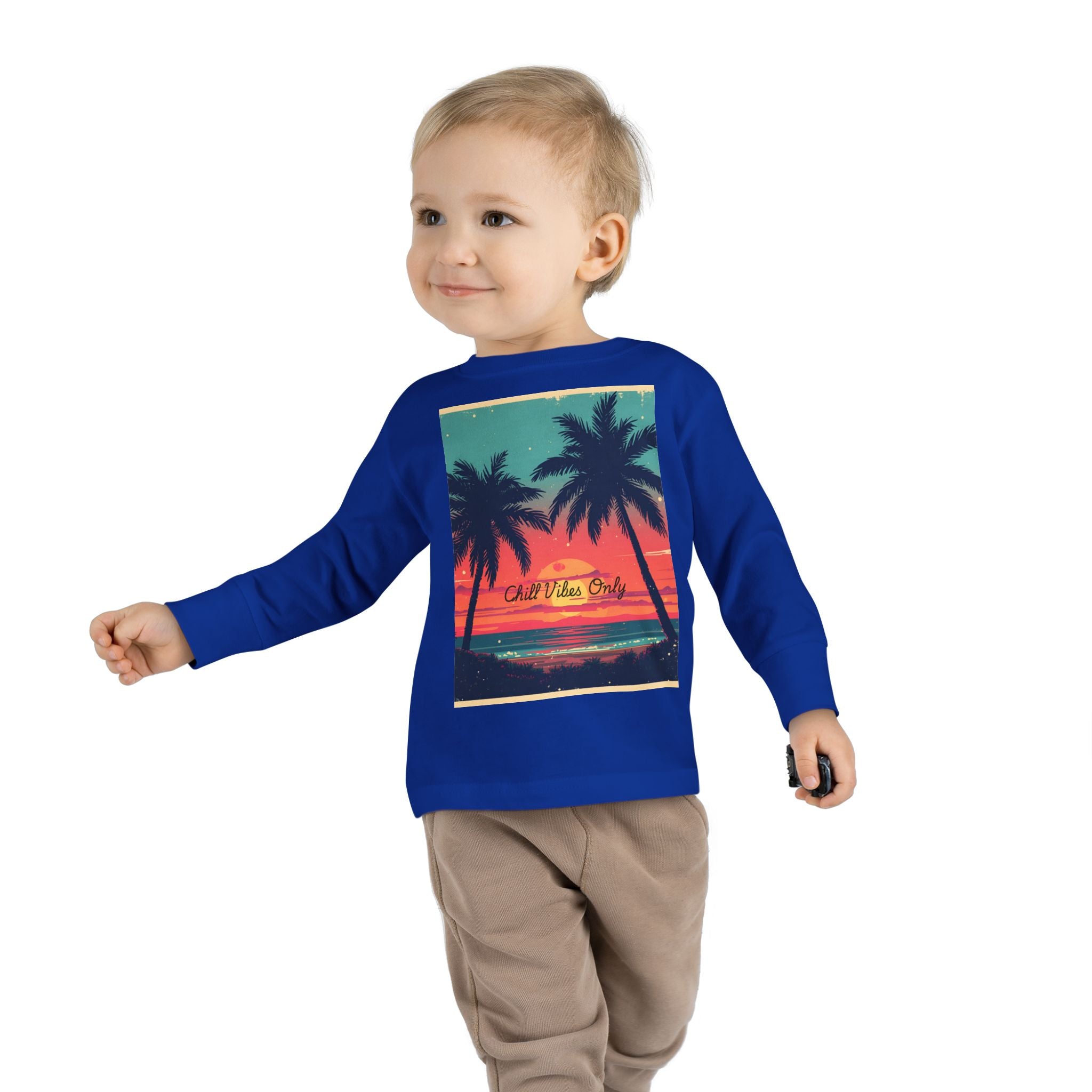 Tropical Sunset Toddler Long Sleeve Tee