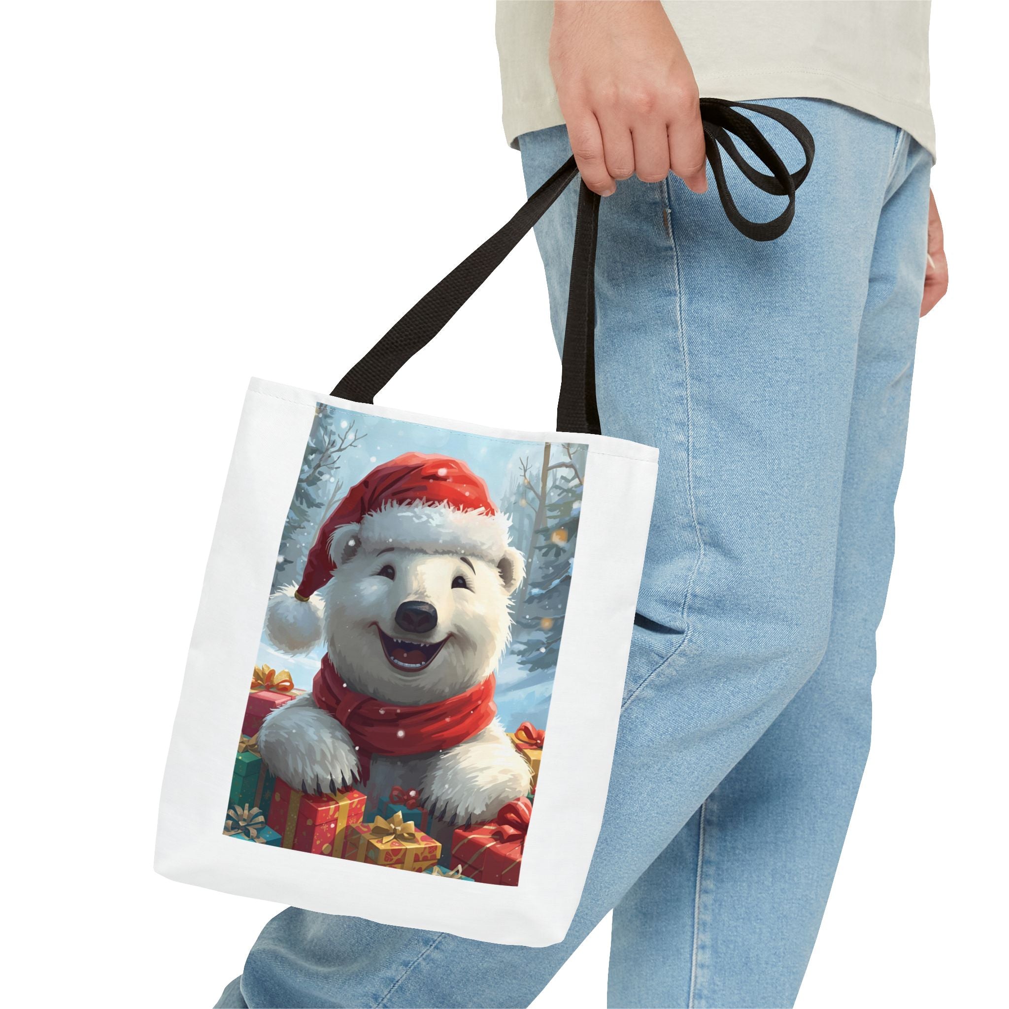 Christmas Bear Tote Bag (AOP)