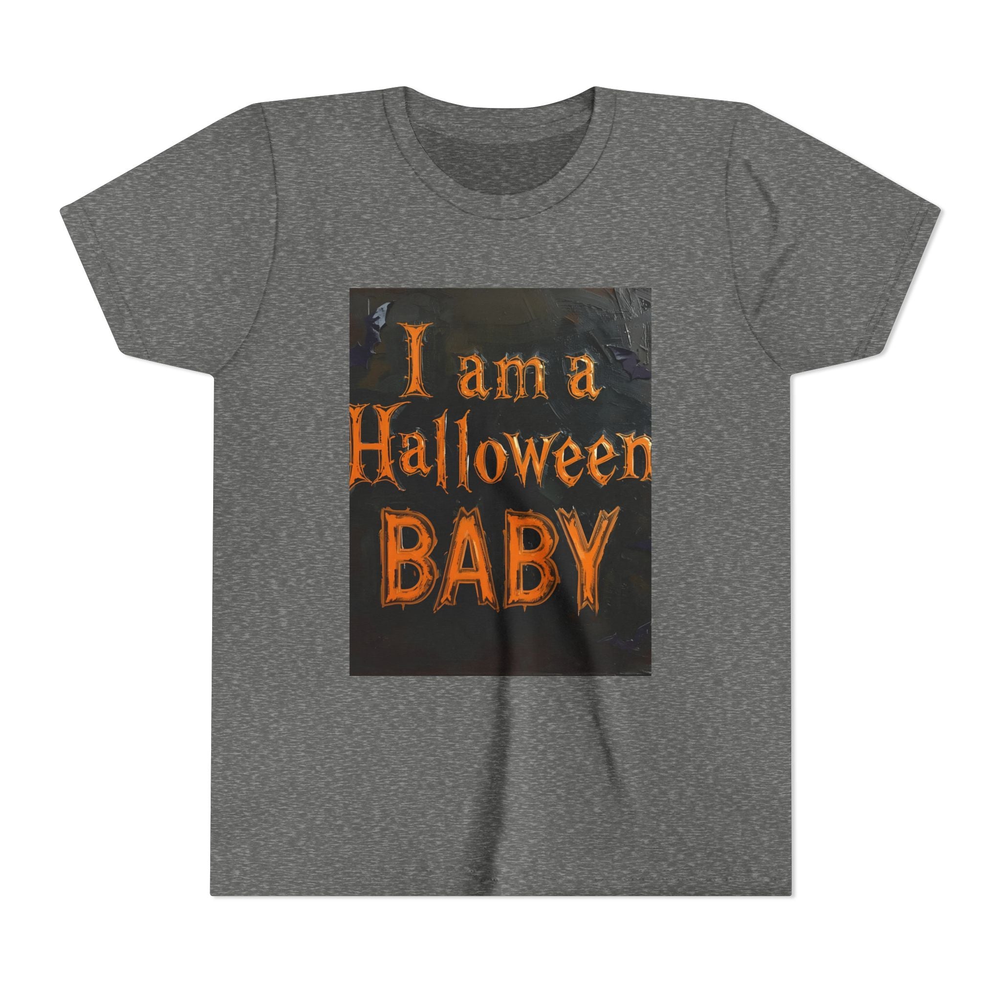 I Am A Halloween Baby Youth Short Sleeve Tee