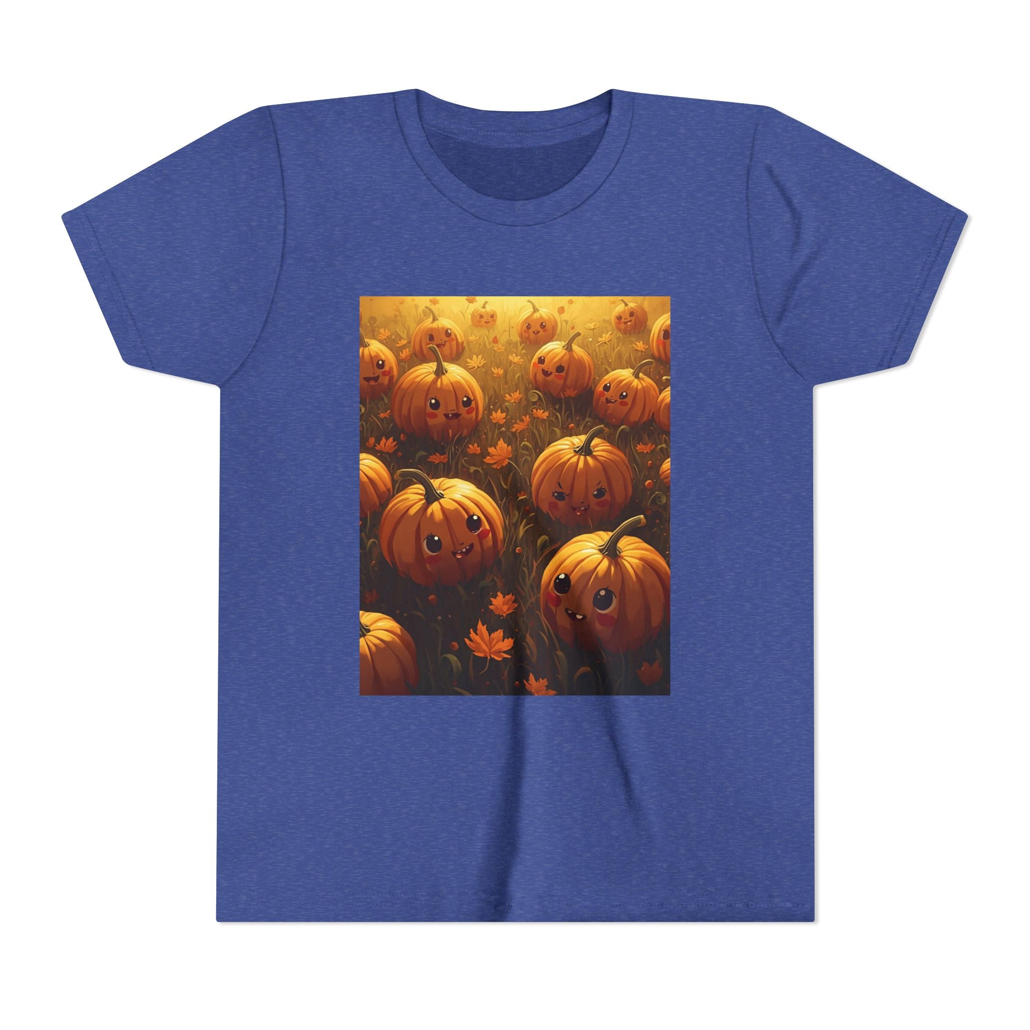 Pumpkin Halloween Youth Tee, Fall Shirt, Halloween Gift, Kids Halloween Apparel, Harvest Celebration T-shirt