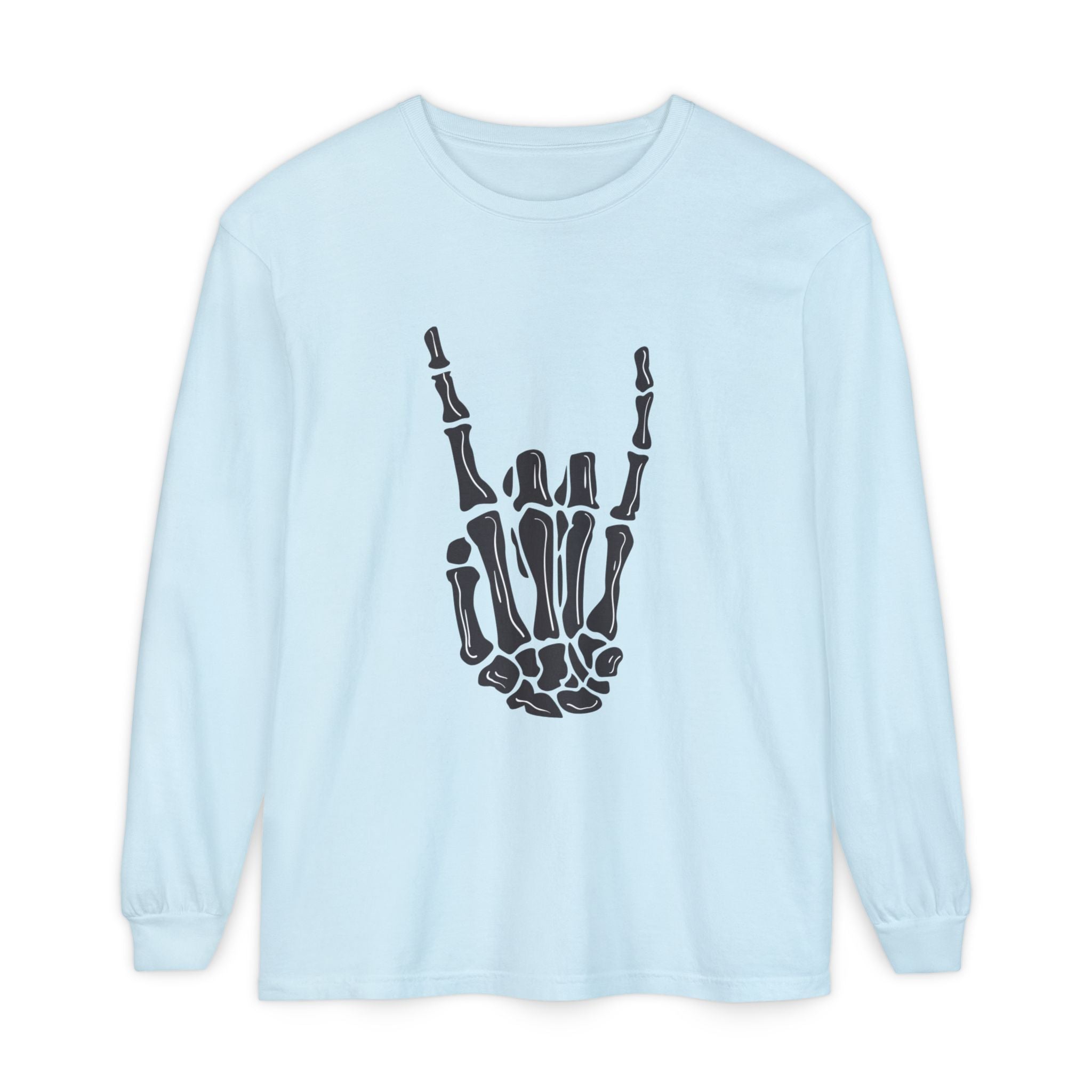 Rock On Unisex Garment-dyed Long Sleeve T-Shirt