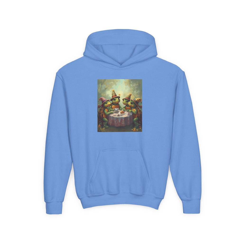 Whimsical Turtle Youth Heavy Blend Hooded Sweatshirt