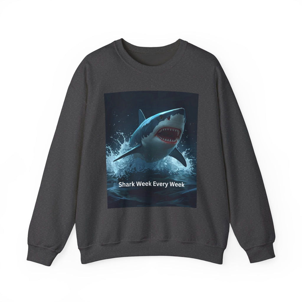 Shark Week Crewneck Sweatshirt, Fun Gift for Shark Lovers, Cozy Apparel for Beach Lovers, Unique Summer Fashion, Undersea Adventure [...]