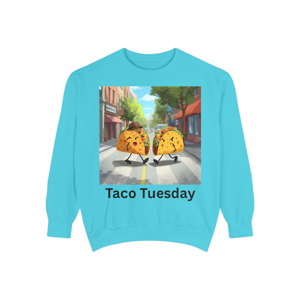 Taco Tuesday Unisex Garment-Dyed Sweatshirt