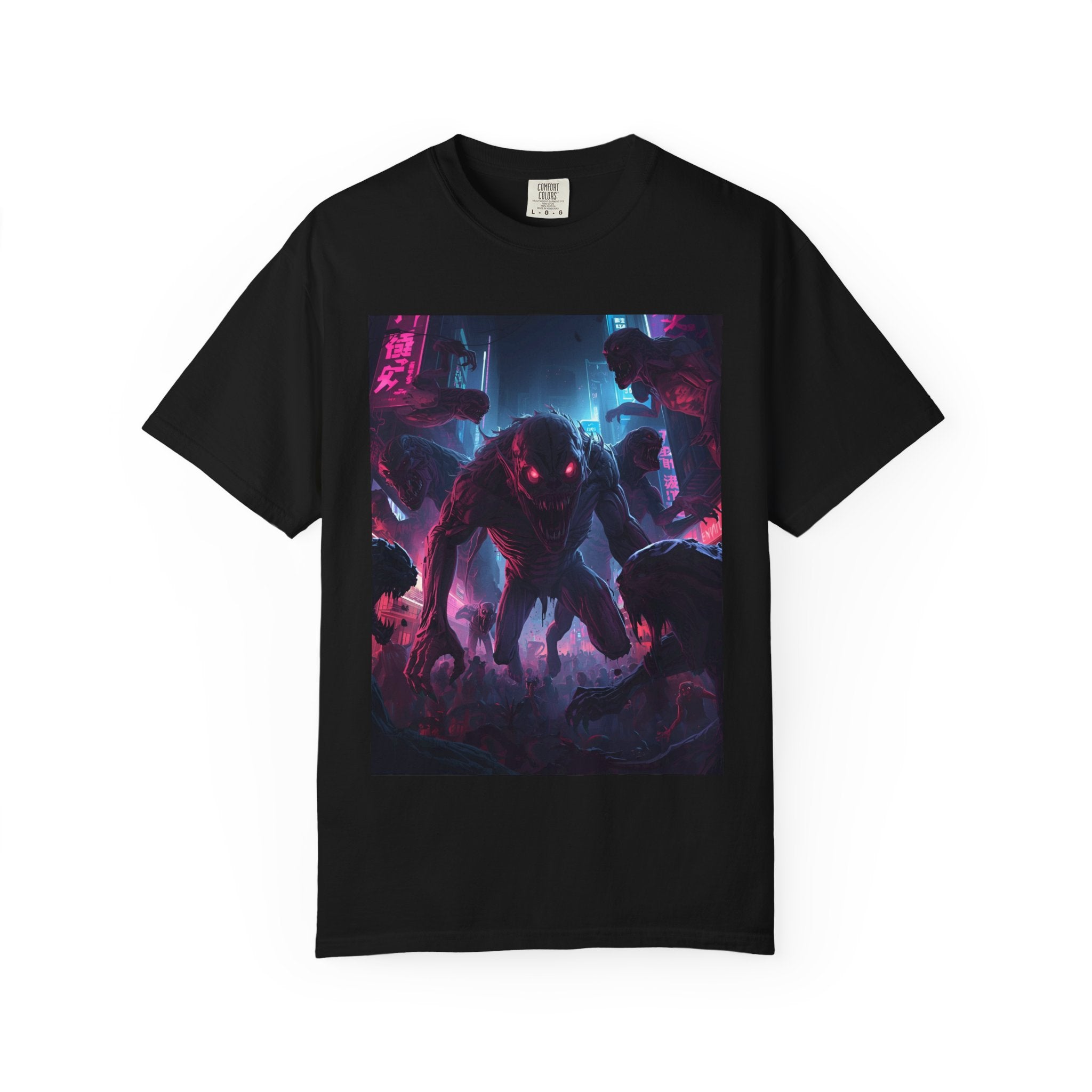 Spooky Creature Gothic Horror Unisex T-Shirt, Spooky Graphic Tee, Unique Gift for Halloween, Vintage-Inspired Horror Tee, Monster Art Shirt