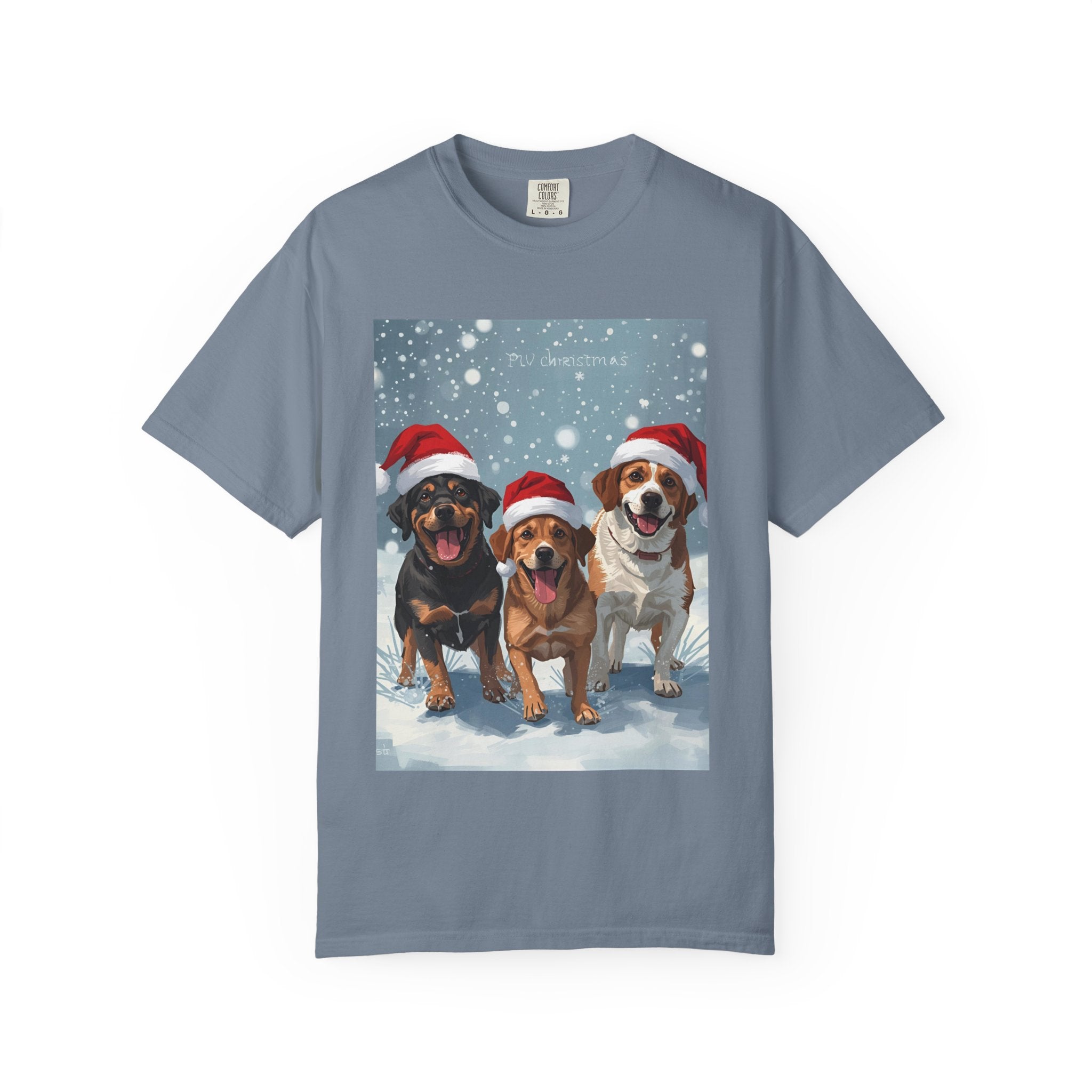 Christmas Dogs T-shirt, Holiday Pet Shirt, Gifts for Dog Lovers, Unisex Christmas Tee, Festive Dog Owner Apparel