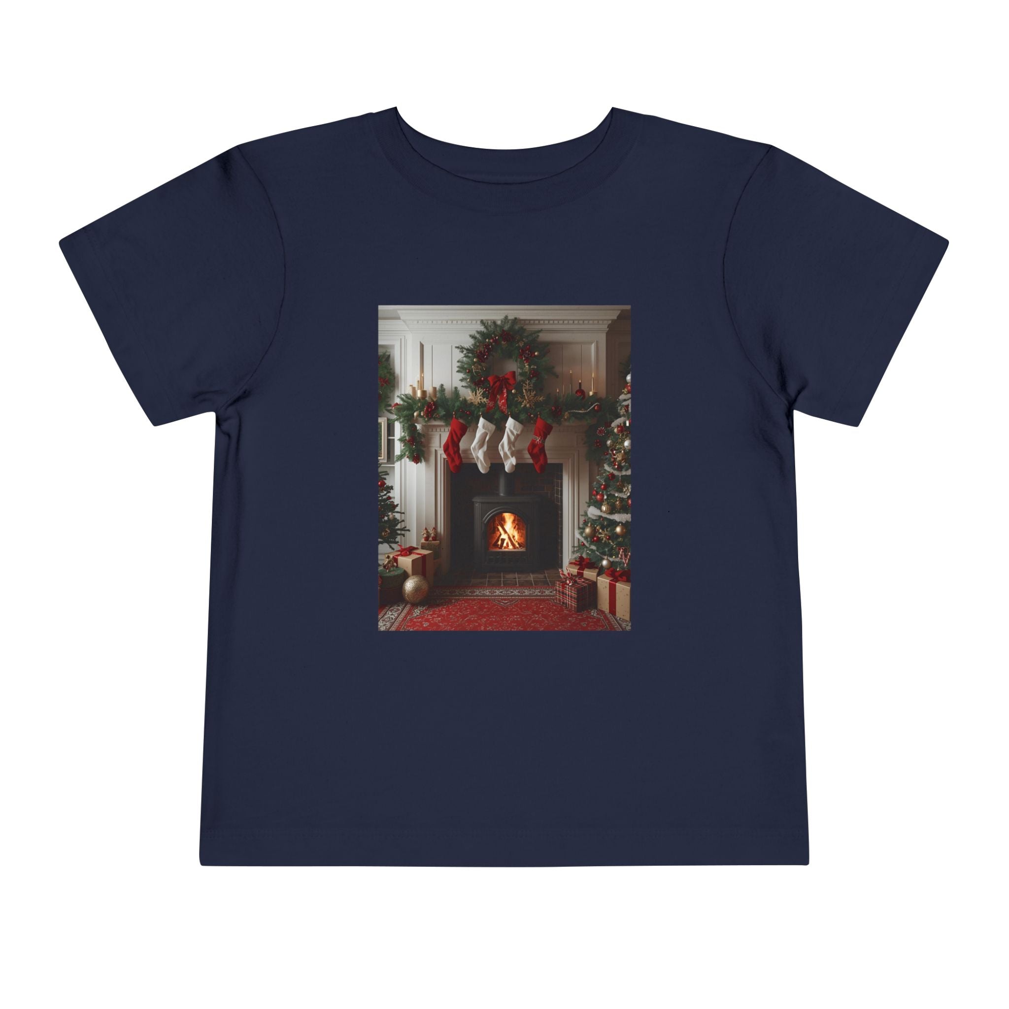 Cozy Christmas Toddler Tee, Holiday Kids Shirt, Cute Winter Tee, Toddler Christmas Outfit, Festive Short Sleeve Shirt