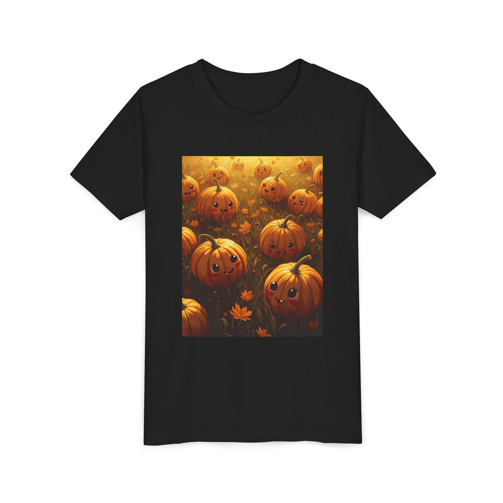 Pumpkin Halloween Youth Tee, Fall Shirt, Halloween Gift, Kids Halloween Apparel, Harvest Celebration T-shirt