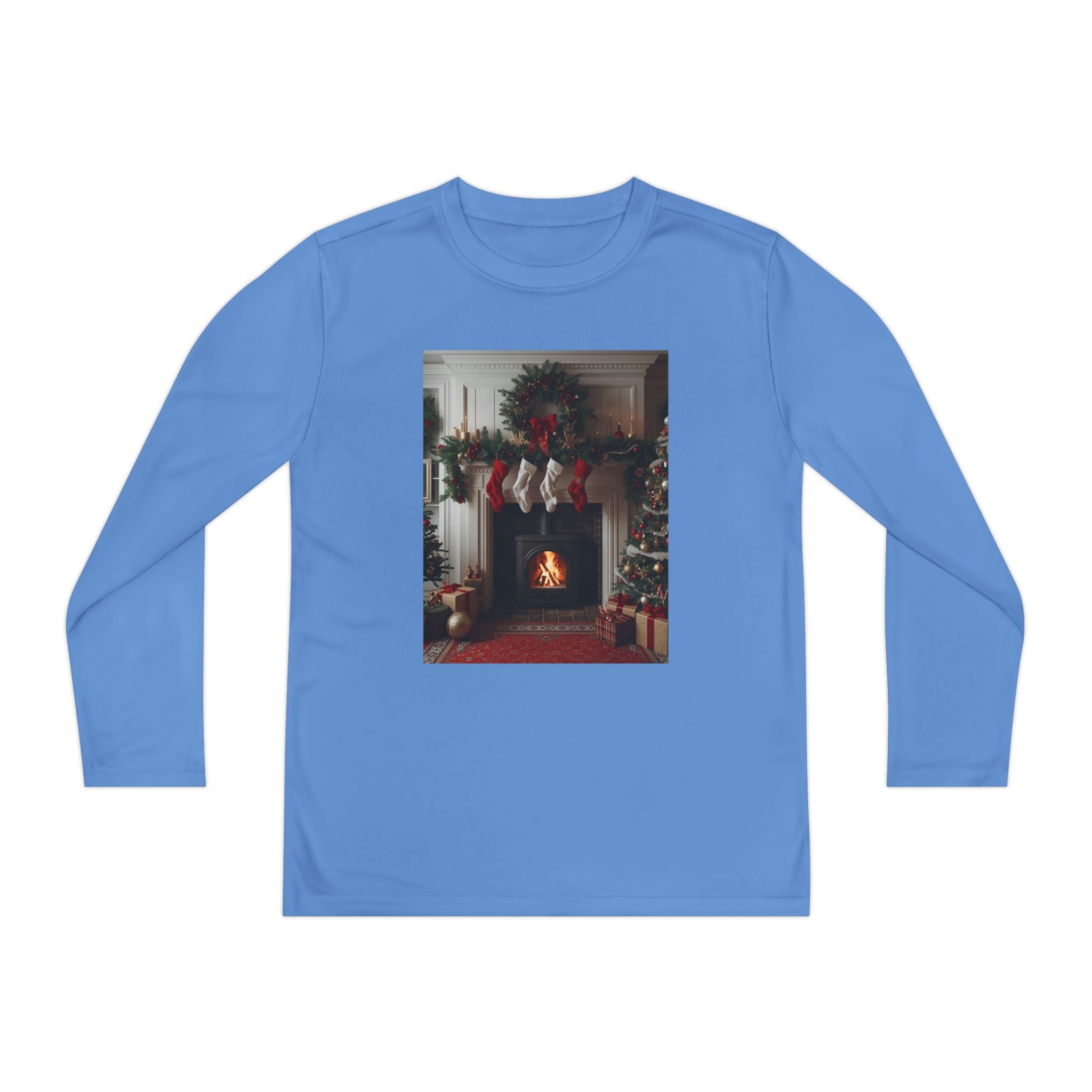 Cozy Christmas Youth Long Sleeve Competitor Tee