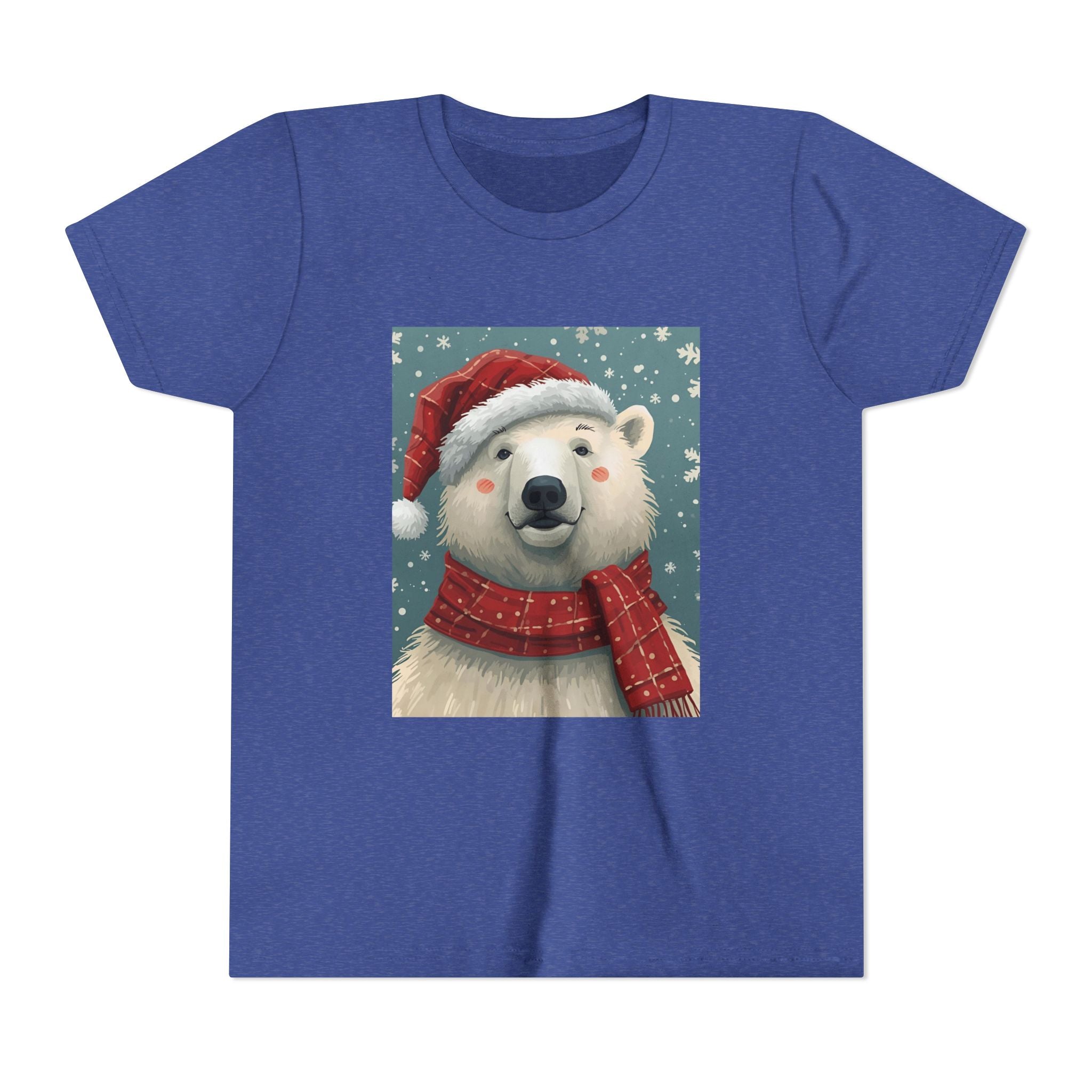 Christmas Bear Youth Short Sleeve Tee