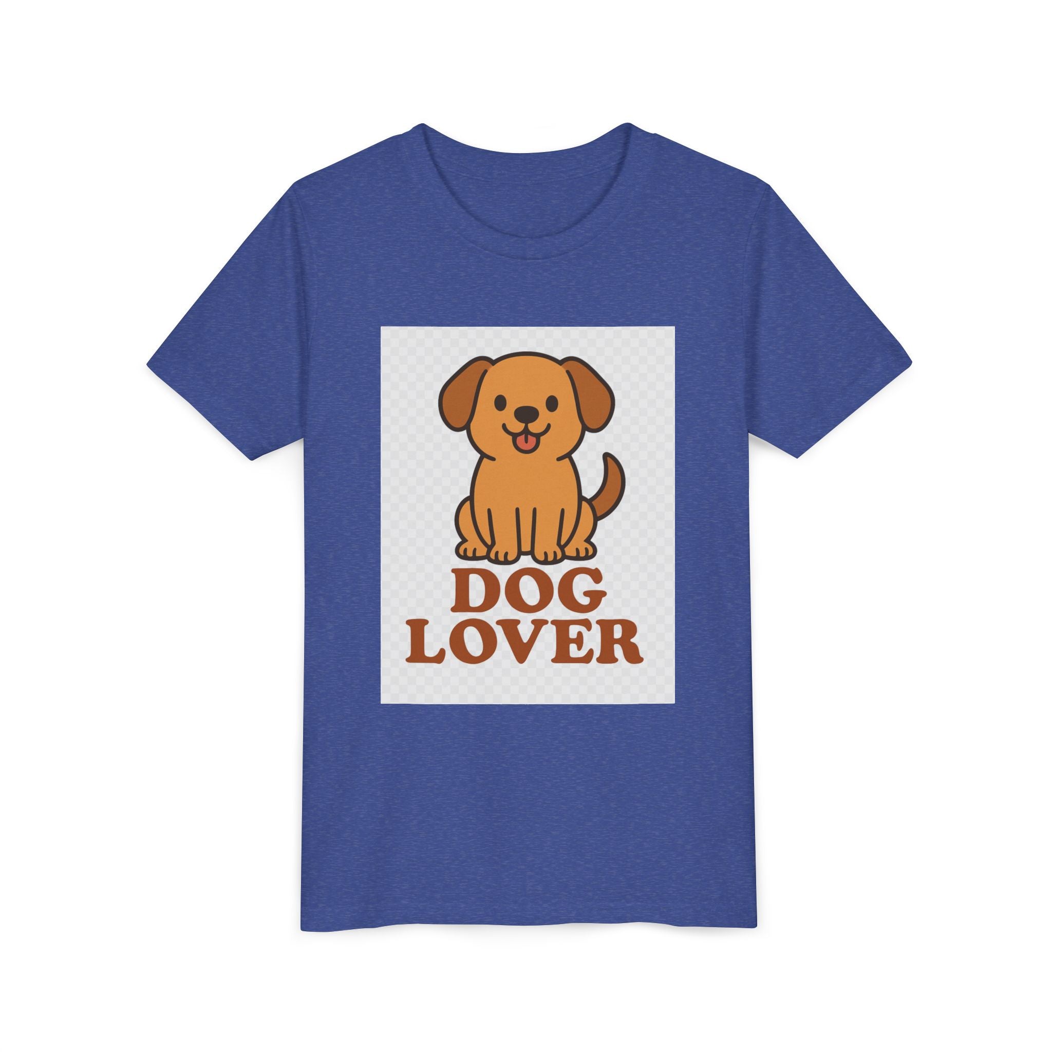 Cute Dog Lover Youth T-Shirt, Pet Lover Gift, Animal Tee, Kids Dog Shirt, Birthday Present for Kids, Fun Youth Apparel