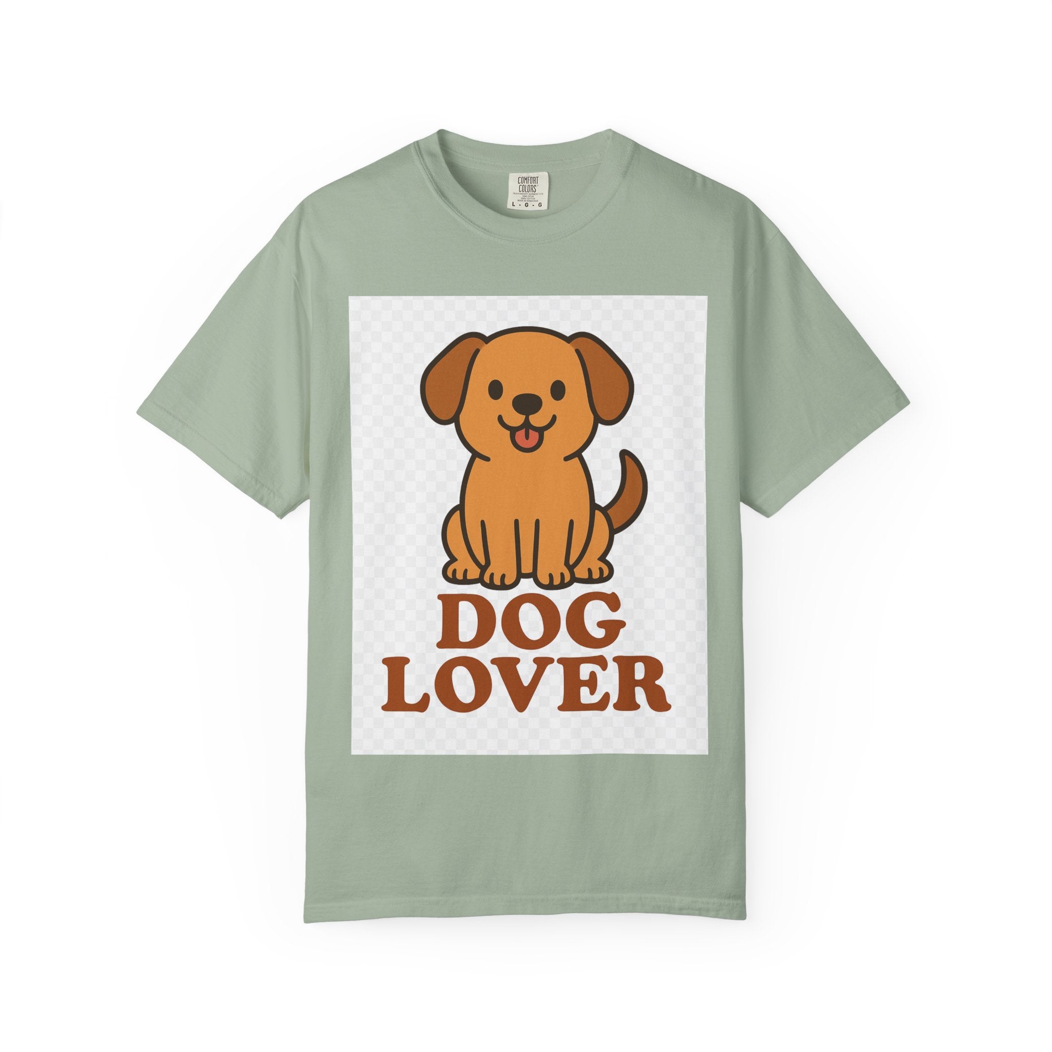 Dog Lover Garment-Dyed T-Shirt, Cute Animal Tee, Pet Parent Gift, Casual Dog Shirt, Unisex Doggy Apparel
