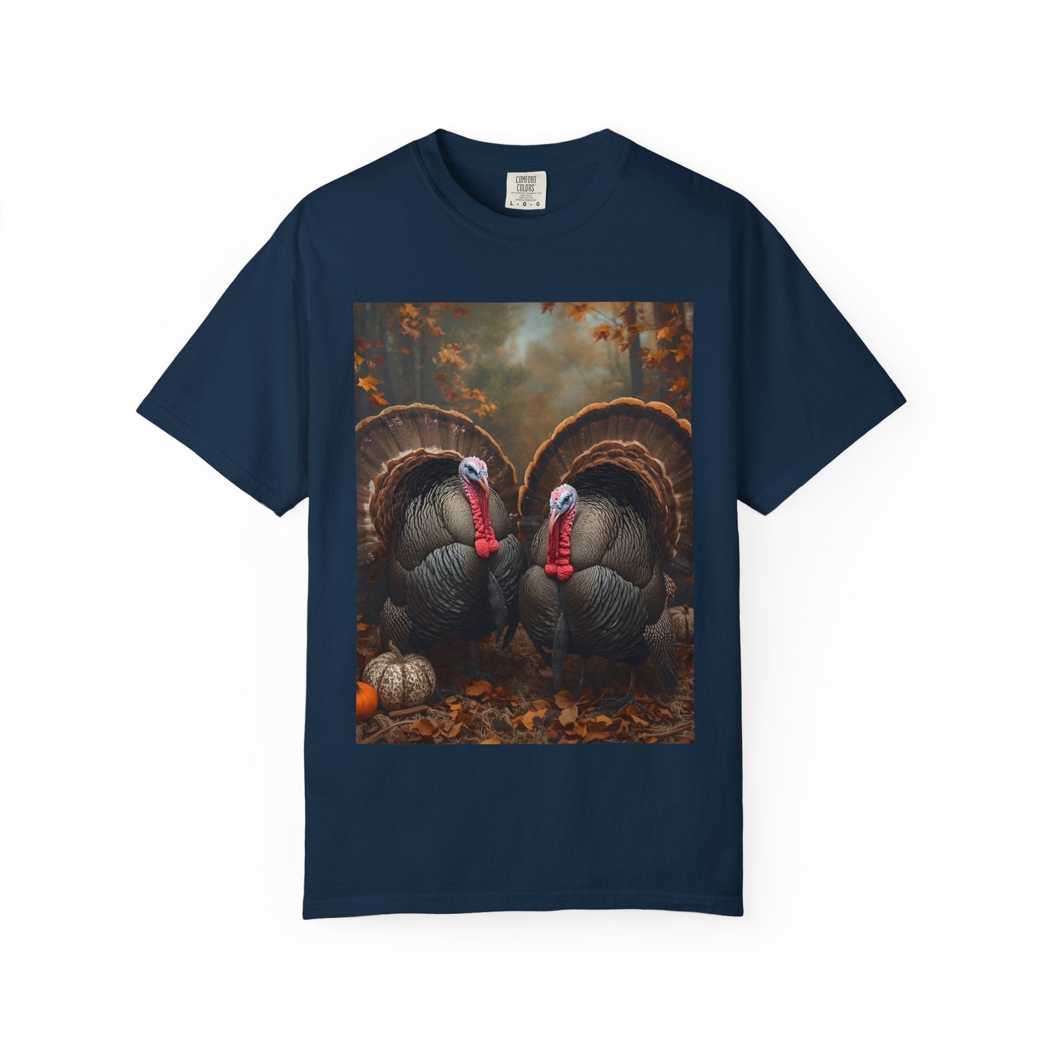 Thanksgiving Turkey T-Shirt, Fall Apparel, Unisex Tee, Harvest Celebration Gift, Autumn Wardrobe Essential