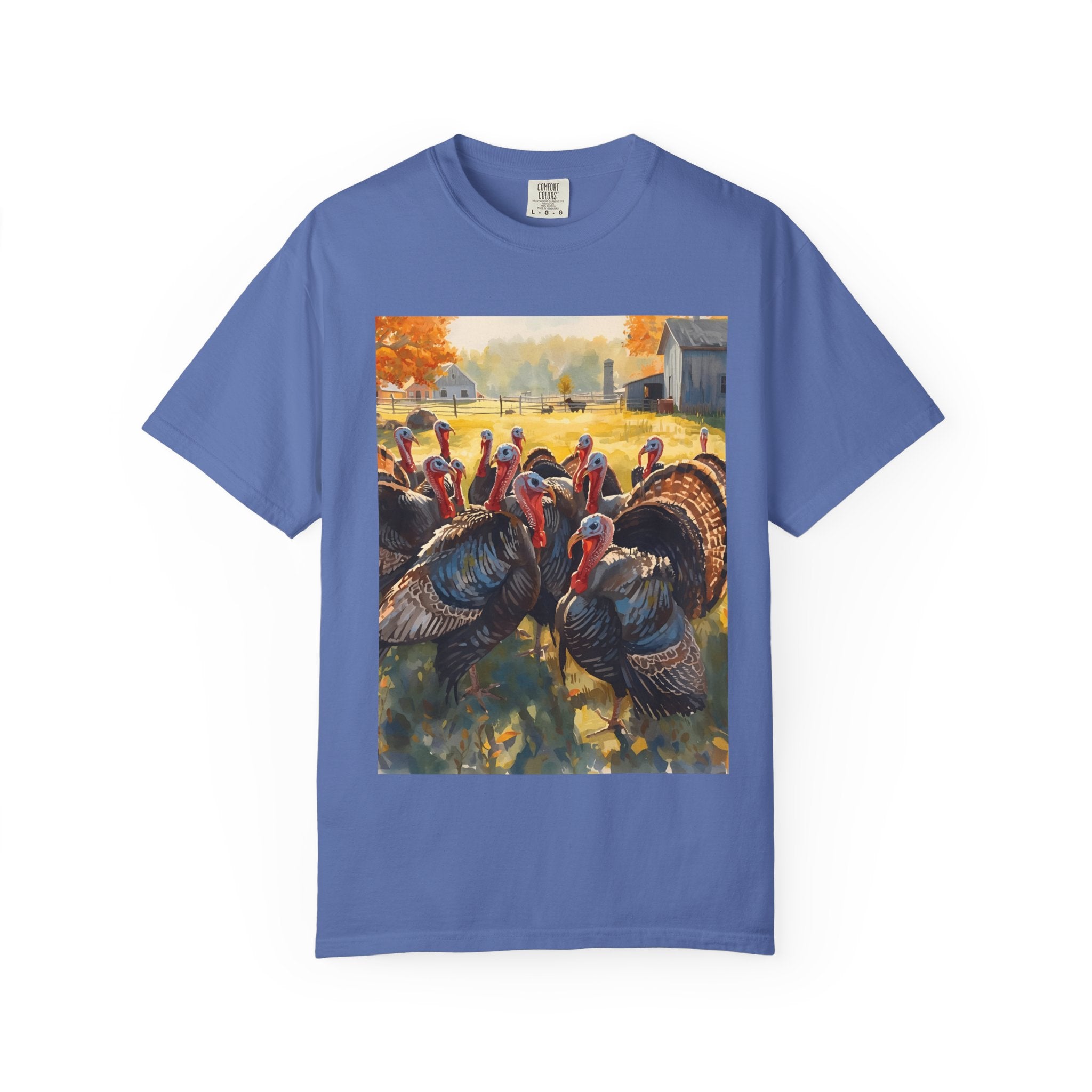 Thanksgiving Turkey T-Shirt, Unisex Holiday Shirt, Fall Apparel, Cozy Gift, Autumn Fashion