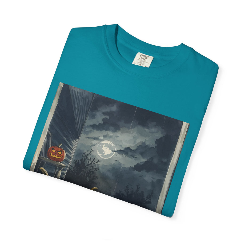 Halloween Pumpkin Spooky Unisex Garment-Dyed T-shirt