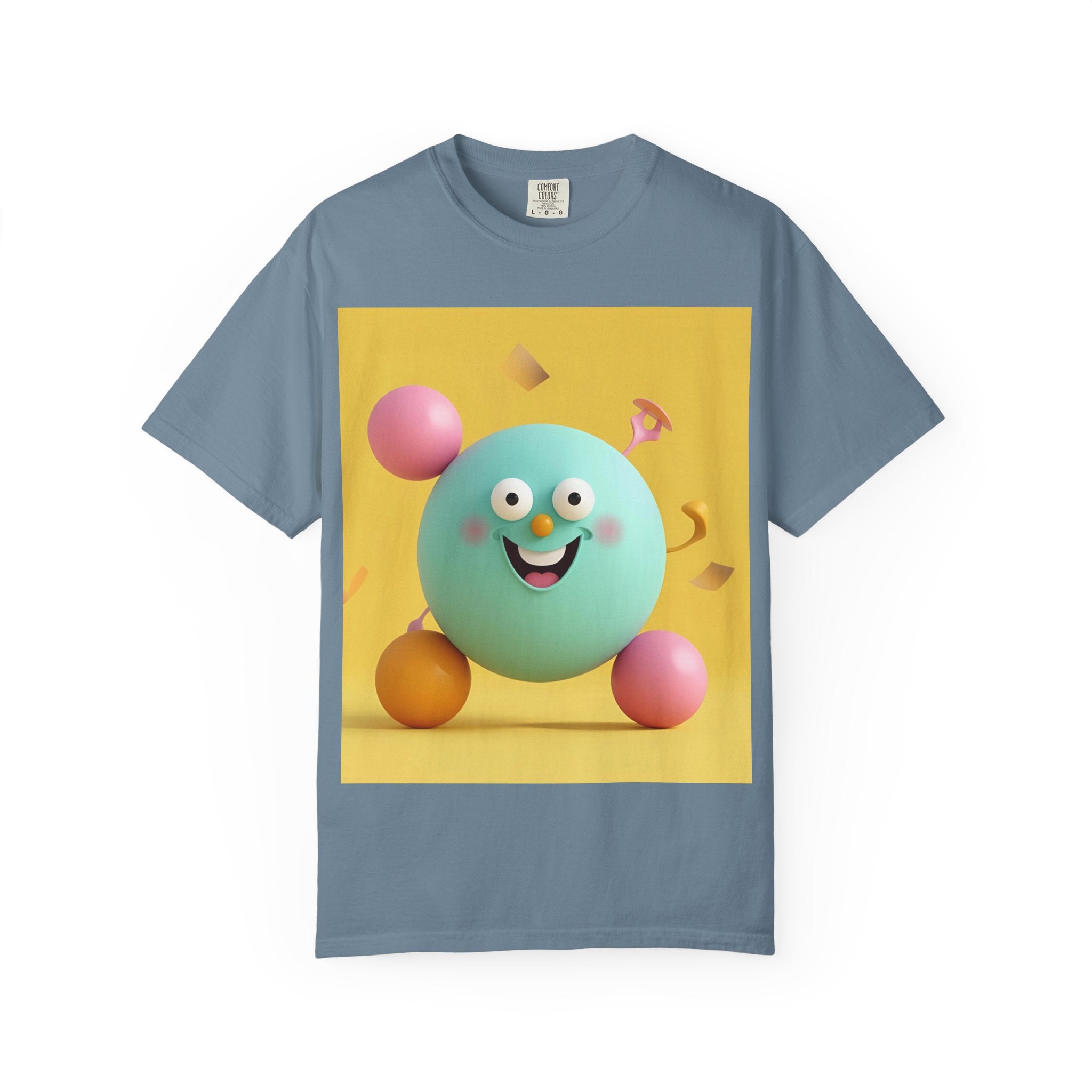 Playful Colorful Cartoon T-Shirt for Fun-Loving Souls, Graphic Tee, Gift for Kids & Adults, Birthday Party Outfit, Casual Wear, Housewarming Gift