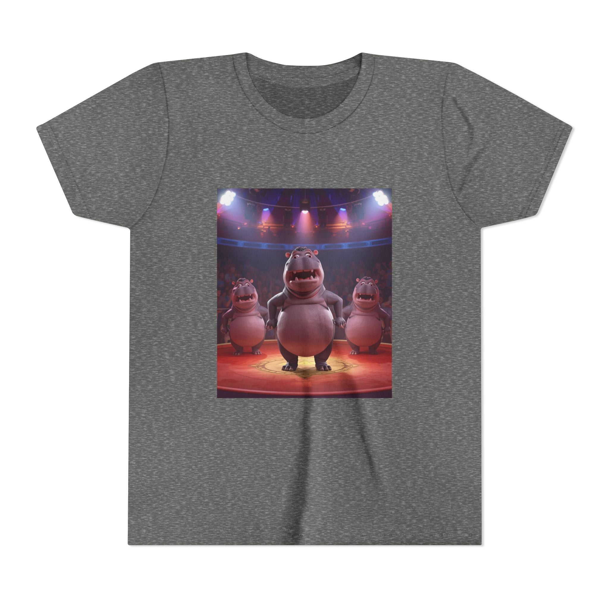 Hippo Funny Youth Short Sleeve Tee
