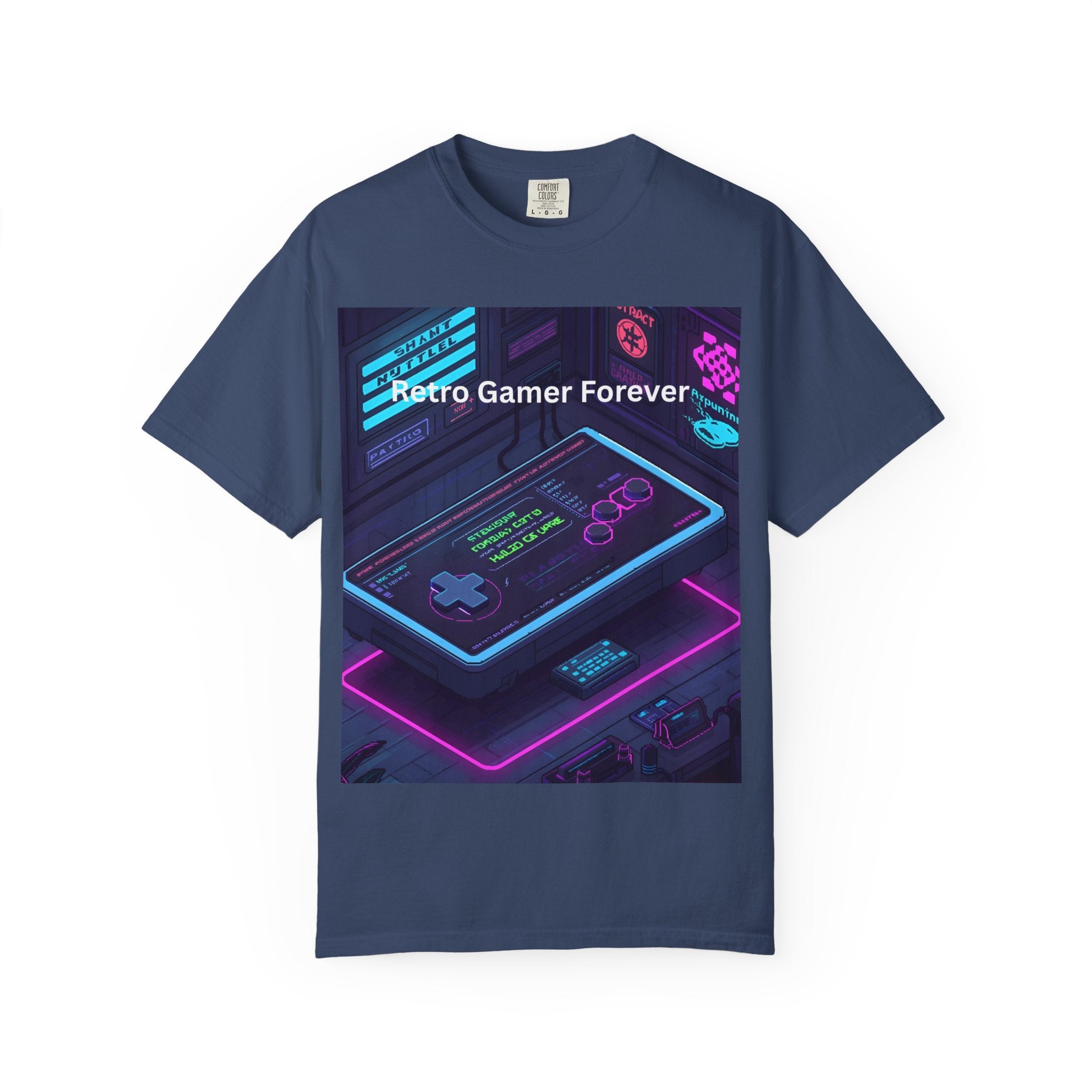 Retro Game Controller Unisex Garment-Dyed T-shirt