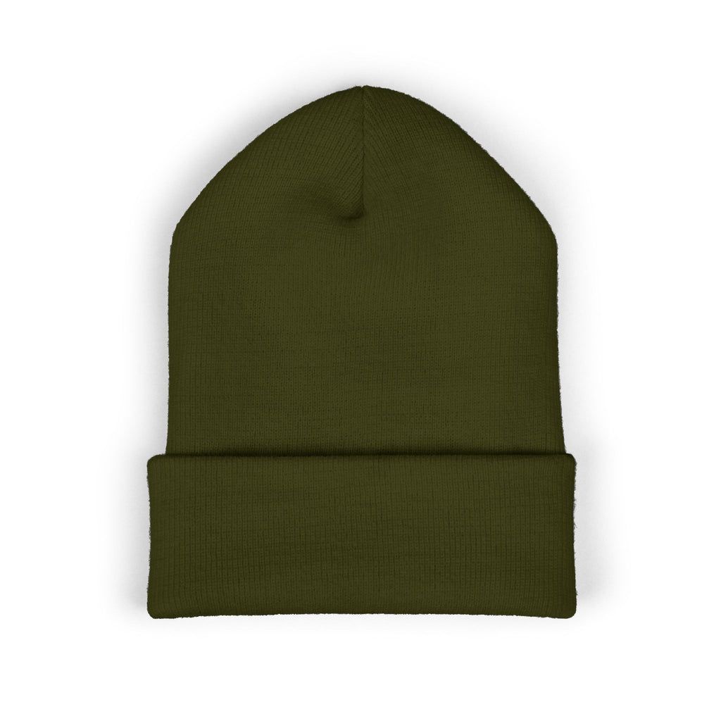 Mama Mode Embroidered Cuffed Beanie — Cozy Mom Hat, New Mom Gift