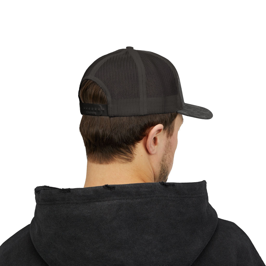Boss Built Co. Trucker Hat — Vintage Distressed Snapback Cap for Builders & Makers