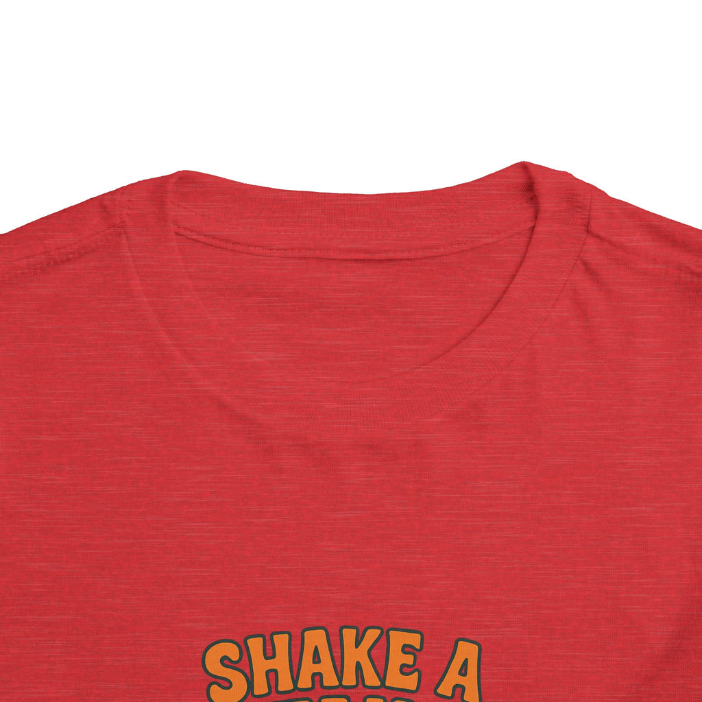 Shake A Tail Feather Funny Toddler Short Sleeve Tee