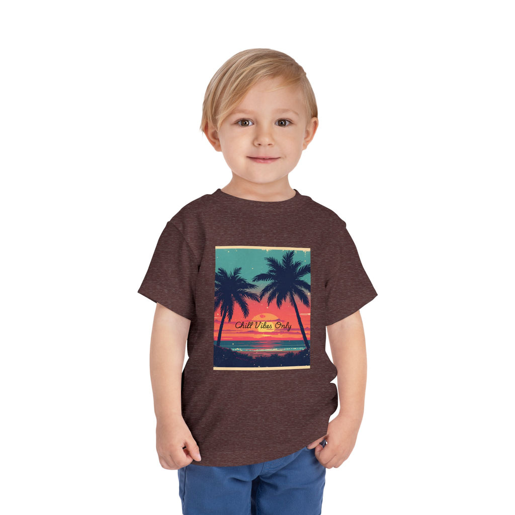 Tropical Sunset Toddler Short Sleeve Tee
