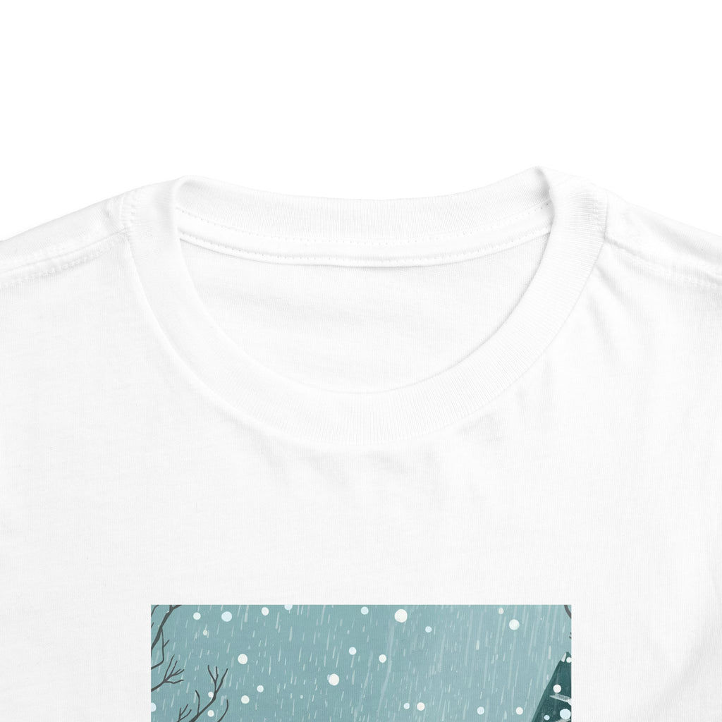 Festive Christmas Snowman Toddler Short Sleeve Tee