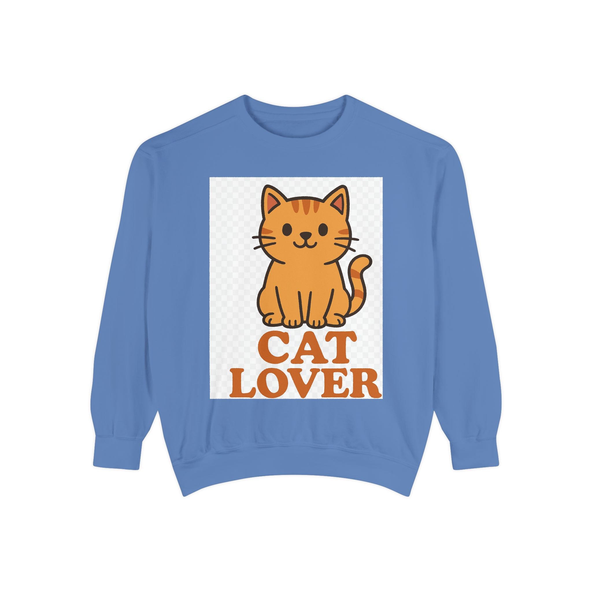 Cat Lover Unisex Garment-Dyed Sweatshirt