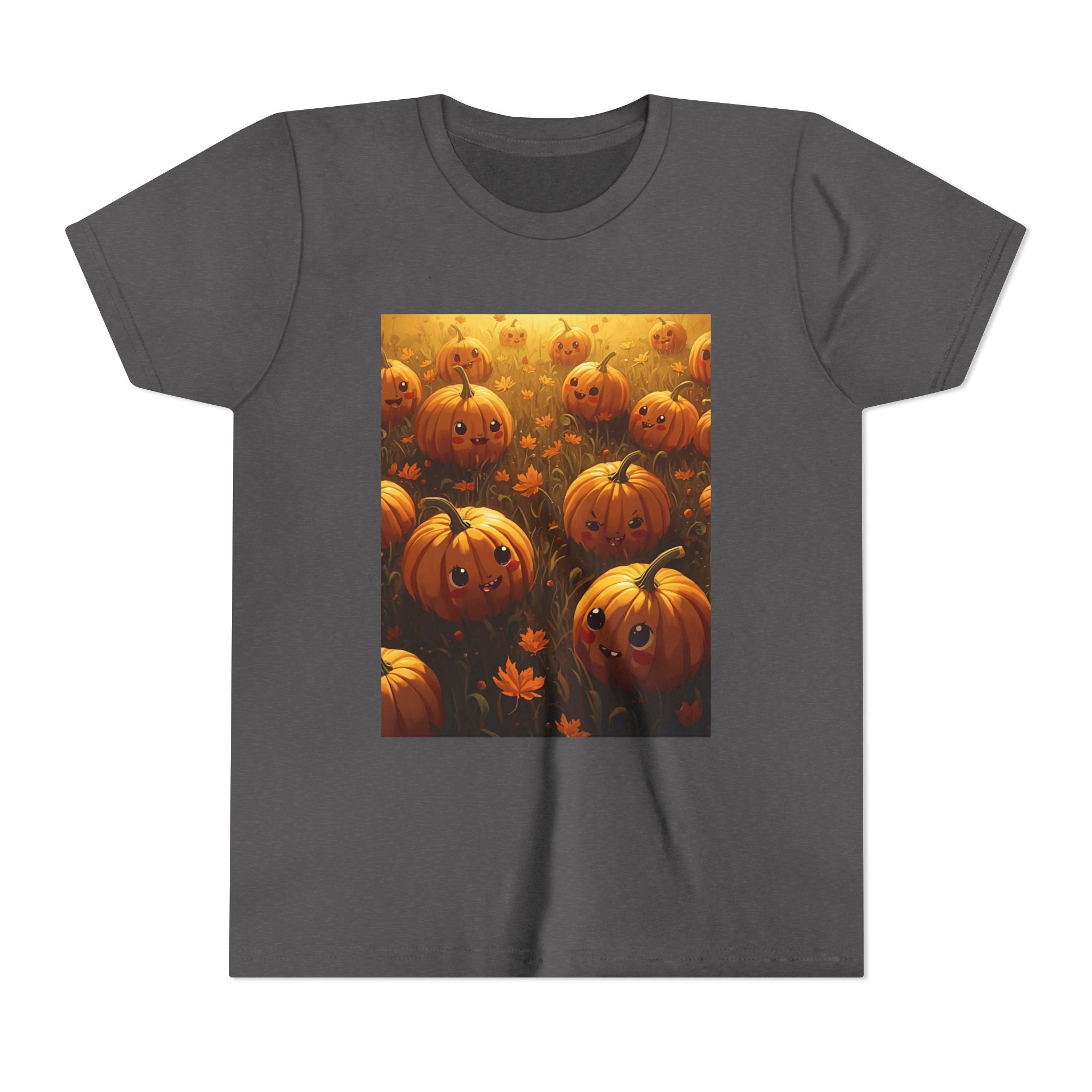 Pumpkin Halloween Youth Tee, Fall Shirt, Halloween Gift, Kids Halloween Apparel, Harvest Celebration T-shirt