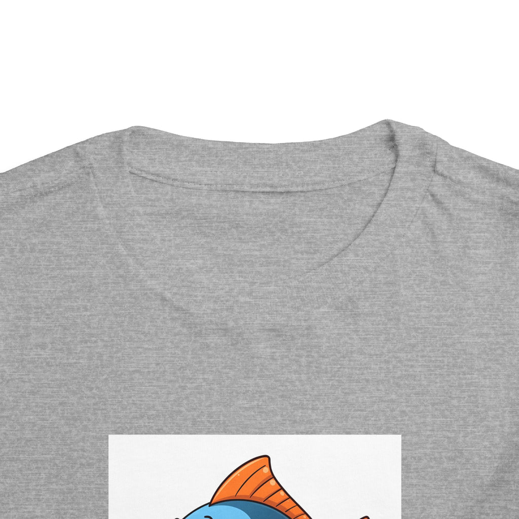 Here Fishy Fishy Fishy Toddler Short Sleeve Tee