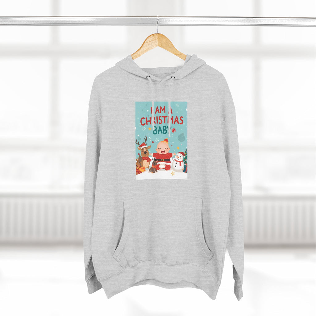 Chrstmas Three-Panel Fleece Hoodie