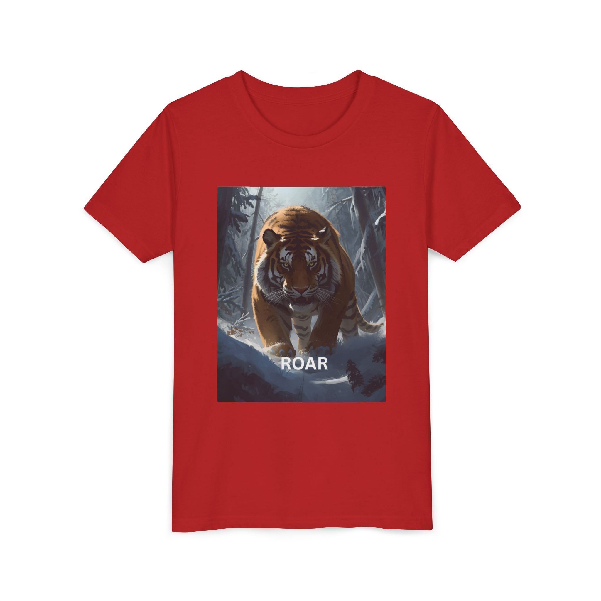 Tiger Roar Snow Youth Short Sleeve Tee