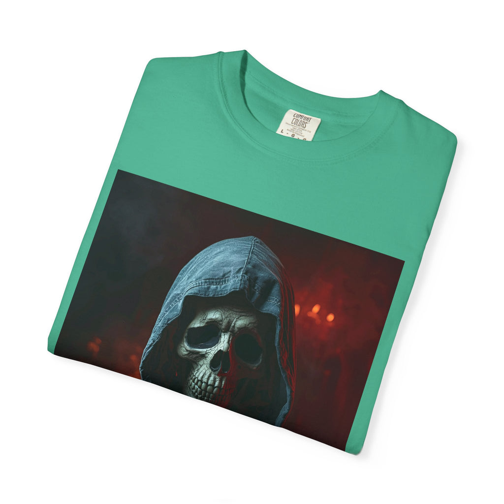 Gothic Skull T-Shirt | Unisex Vintage Tee, Halloween Shirt, Edgy Graphic Top, Unique Gift for Him/Her, Urban Style Wear