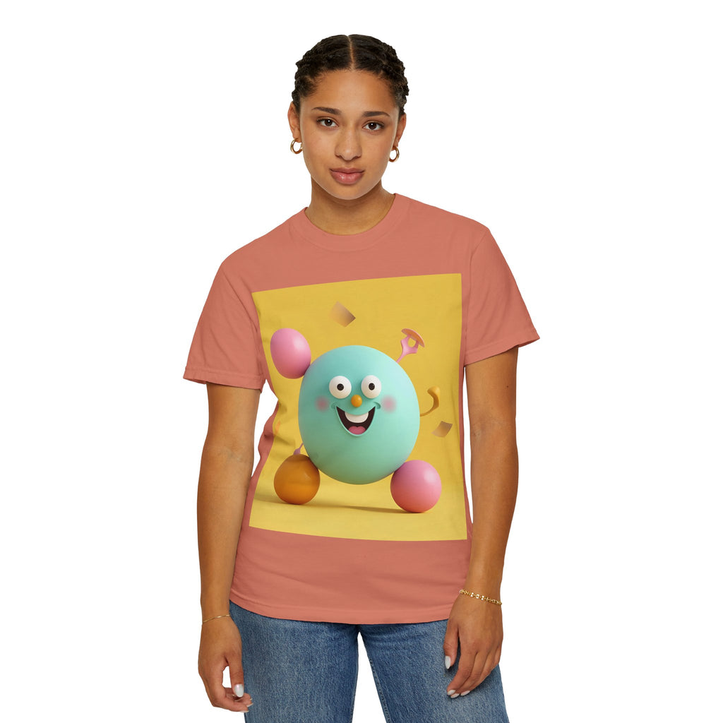 Playful Colorful Cartoon T-Shirt for Fun-Loving Souls, Graphic Tee, Gift for Kids & Adults, Birthday Party Outfit, Casual Wear, Housewarming Gift