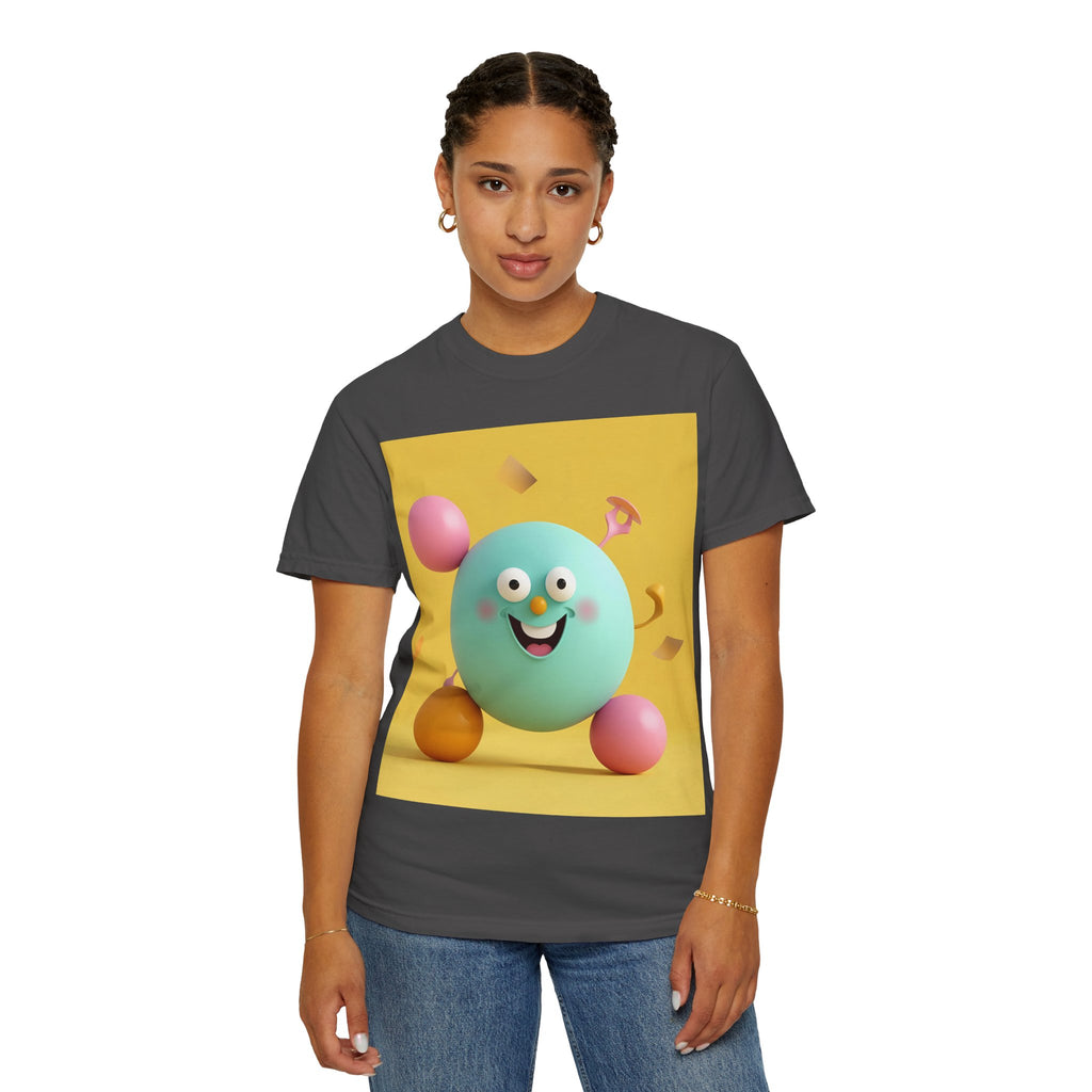 Playful Colorful Cartoon T-Shirt for Fun-Loving Souls, Graphic Tee, Gift for Kids & Adults, Birthday Party Outfit, Casual Wear, Housewarming Gift