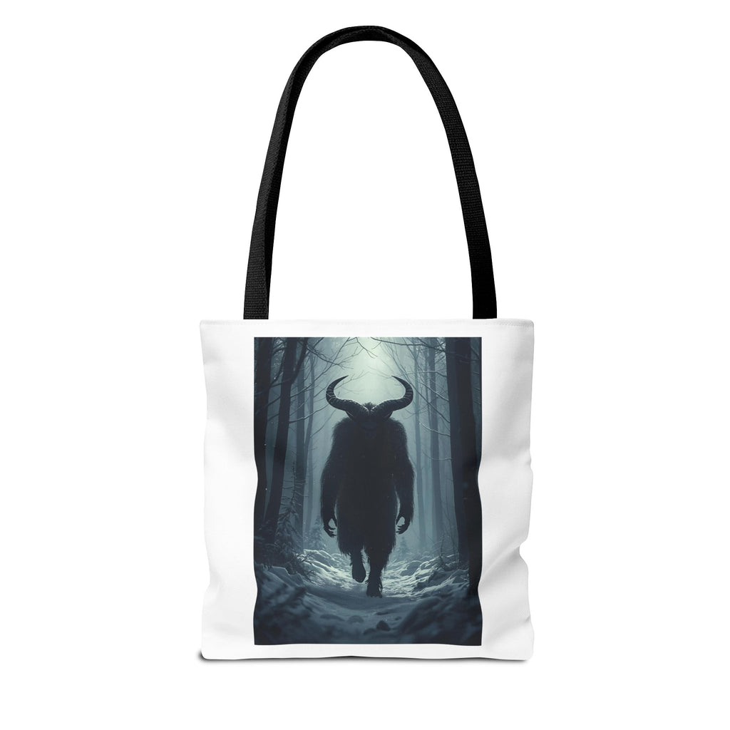 Spooky Forest Mythical Creature Tote Bag, Unique AOP Tote, Forest Design Bag, Eco-Friendly Shopping Bag, Gift for Nature Lovers, Stylish Carryall