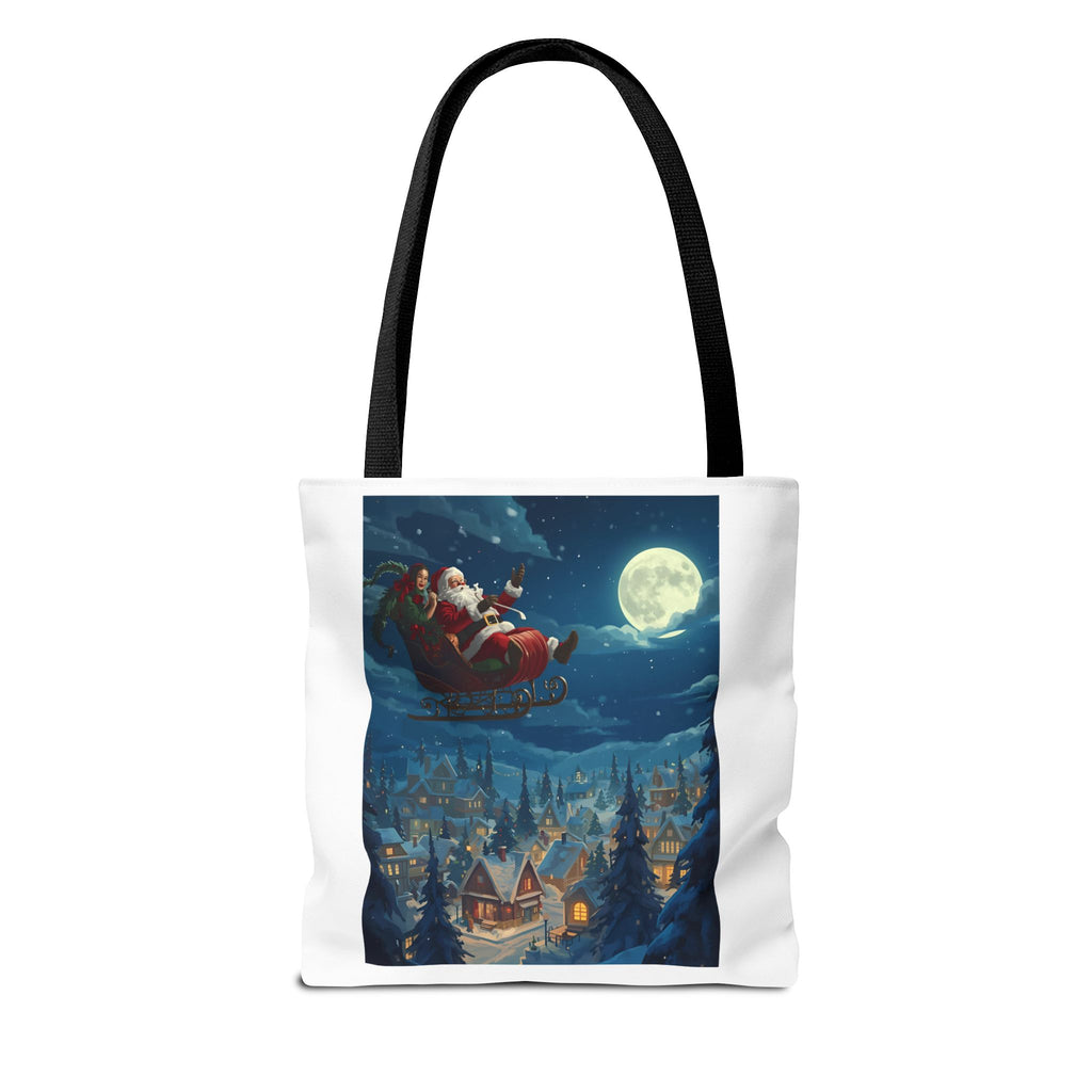 Christmas Santa Sleigh Tote Bag (AOP)