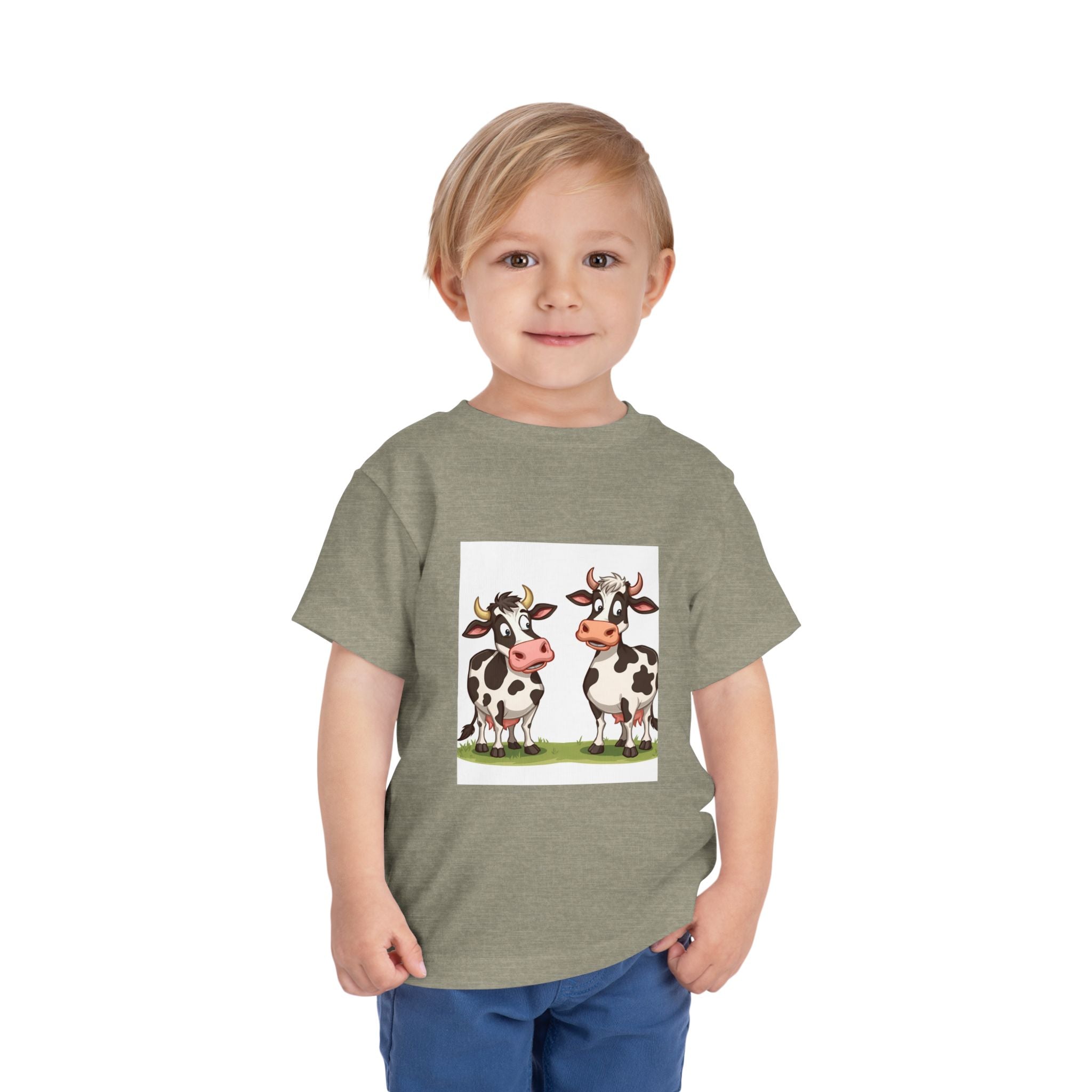 Cute Cows Toddler Short Sleeve Tee