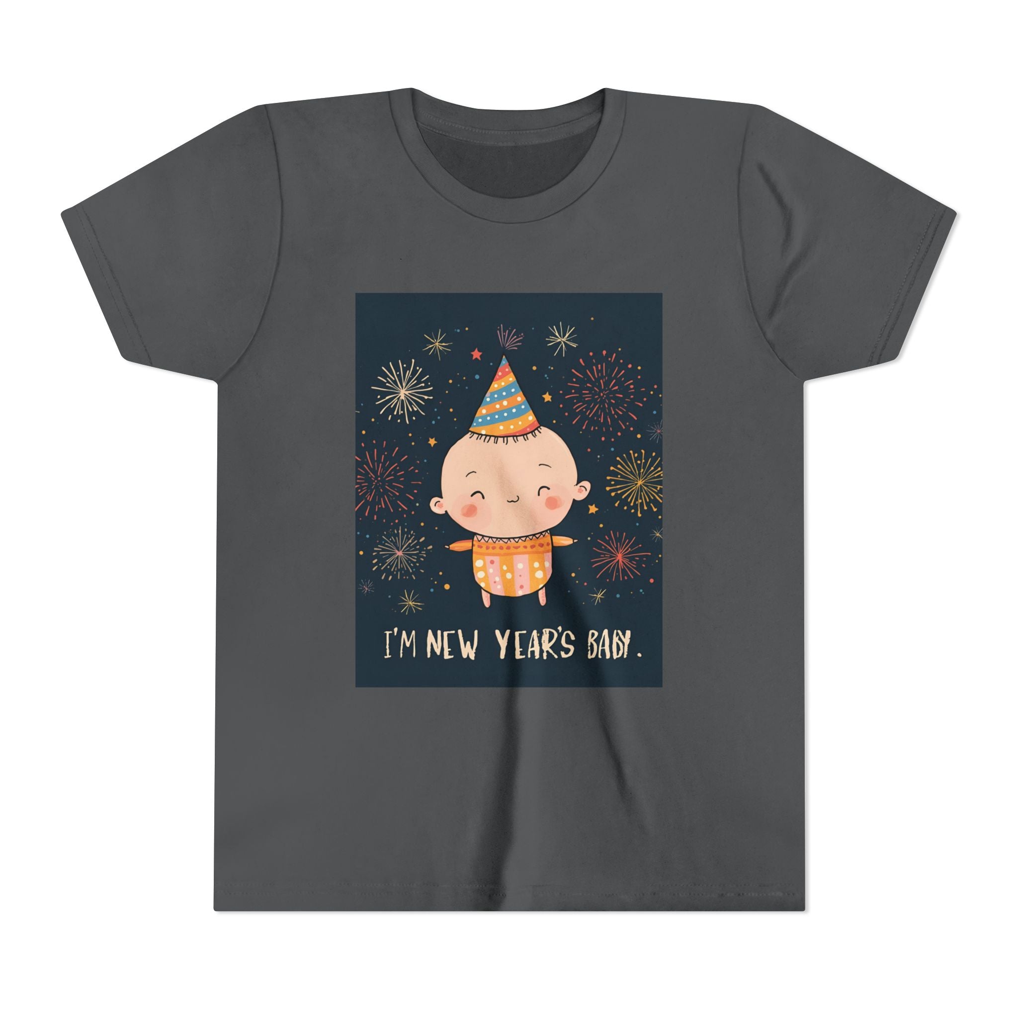 I Am A New Years Baby Youth Short Sleeve Tee