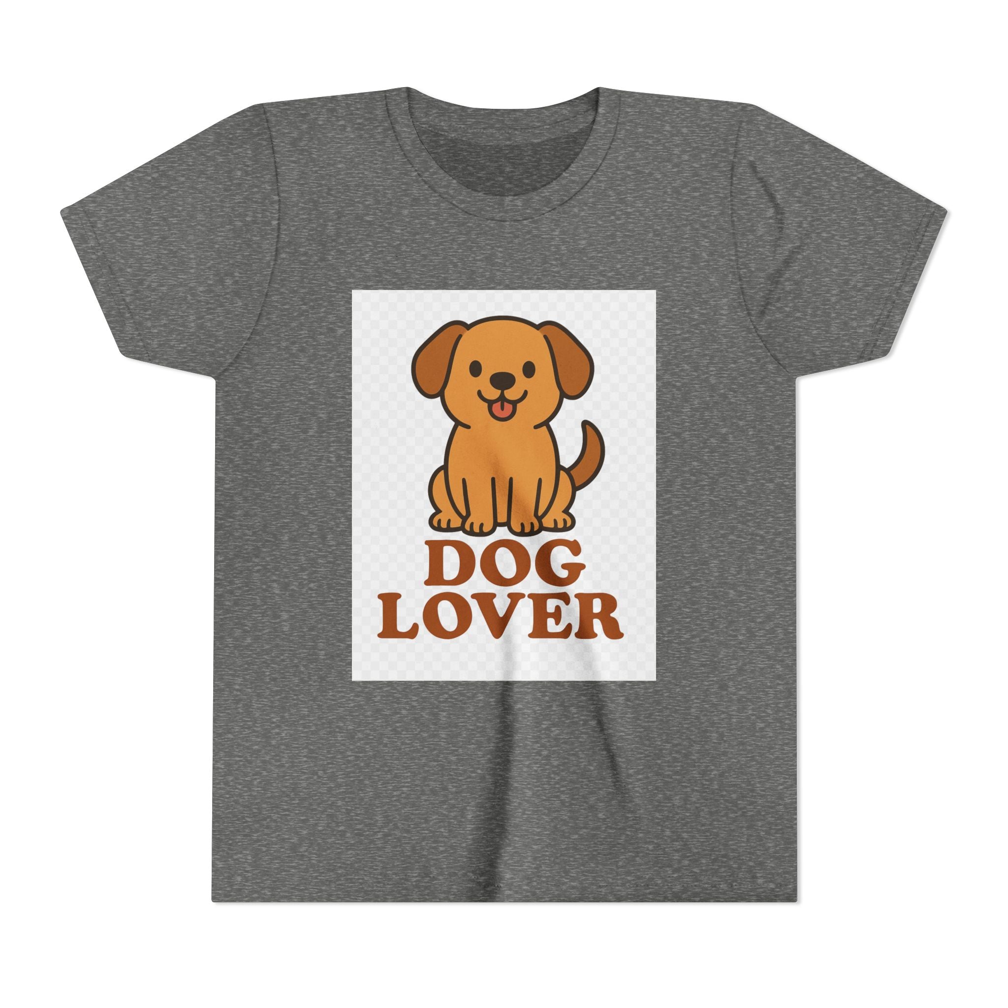 Cute Dog Lover Youth T-Shirt, Pet Lover Gift, Animal Tee, Kids Dog Shirt, Birthday Present for Kids, Fun Youth Apparel